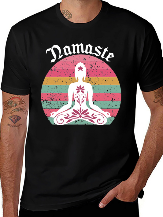 Namaste Lotus Graphic Tee - Relaxed Fit