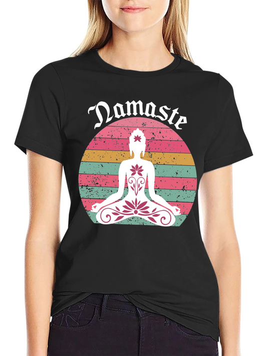 Namaste Lotus Graphic Tee - Relaxed Fit
