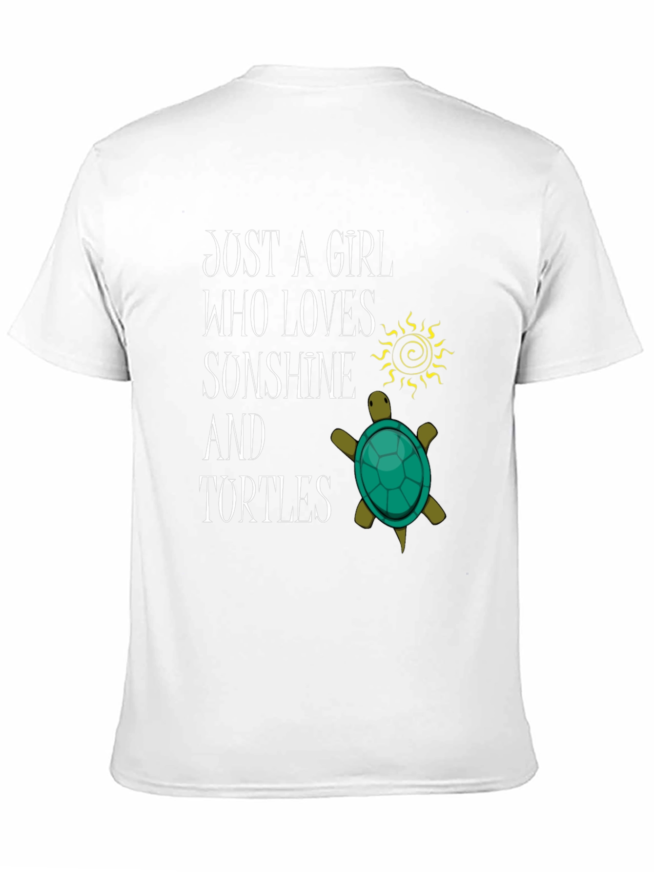 Girl Loves Sunshine & Turtles T-Shirt