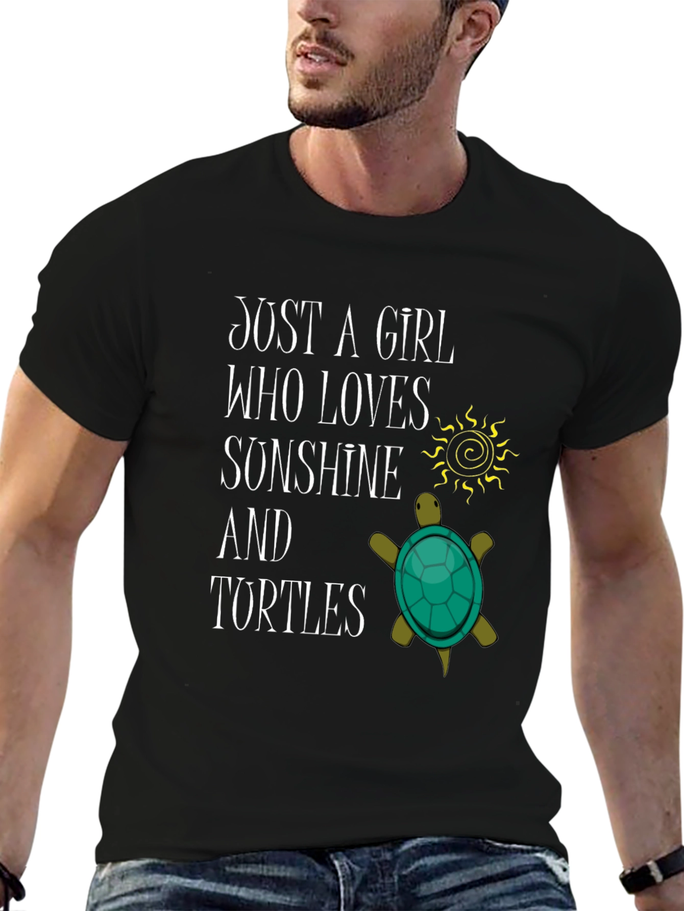Girl Loves Sunshine & Turtles T-Shirt