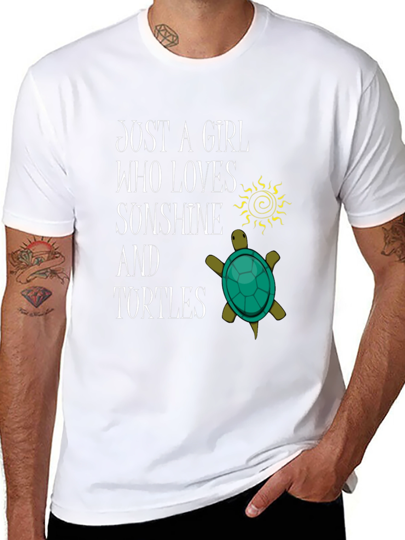 Girl Loves Sunshine & Turtles T-Shirt