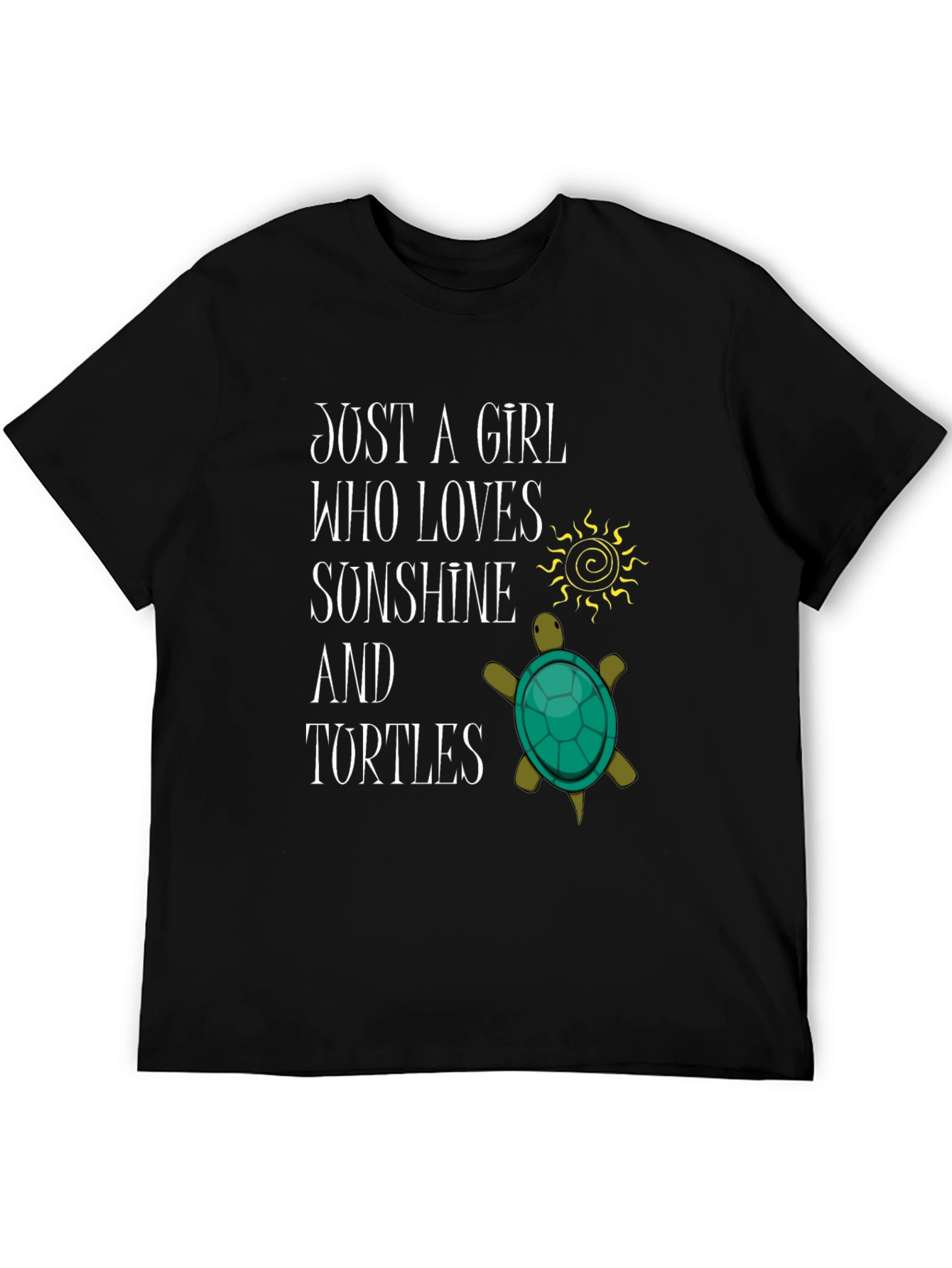Girl Loves Sunshine & Turtles T-Shirt