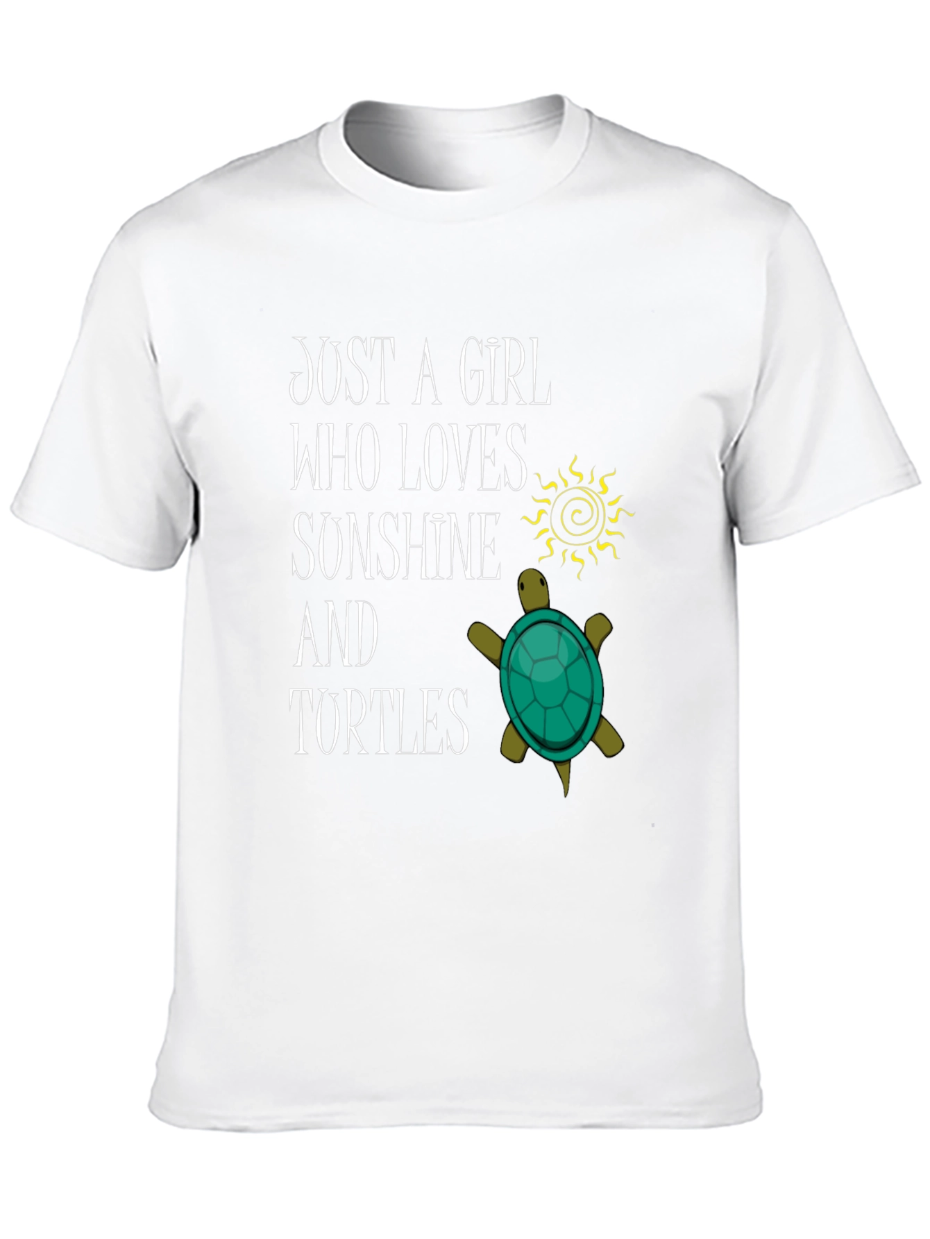 Girl Loves Sunshine & Turtles T-Shirt