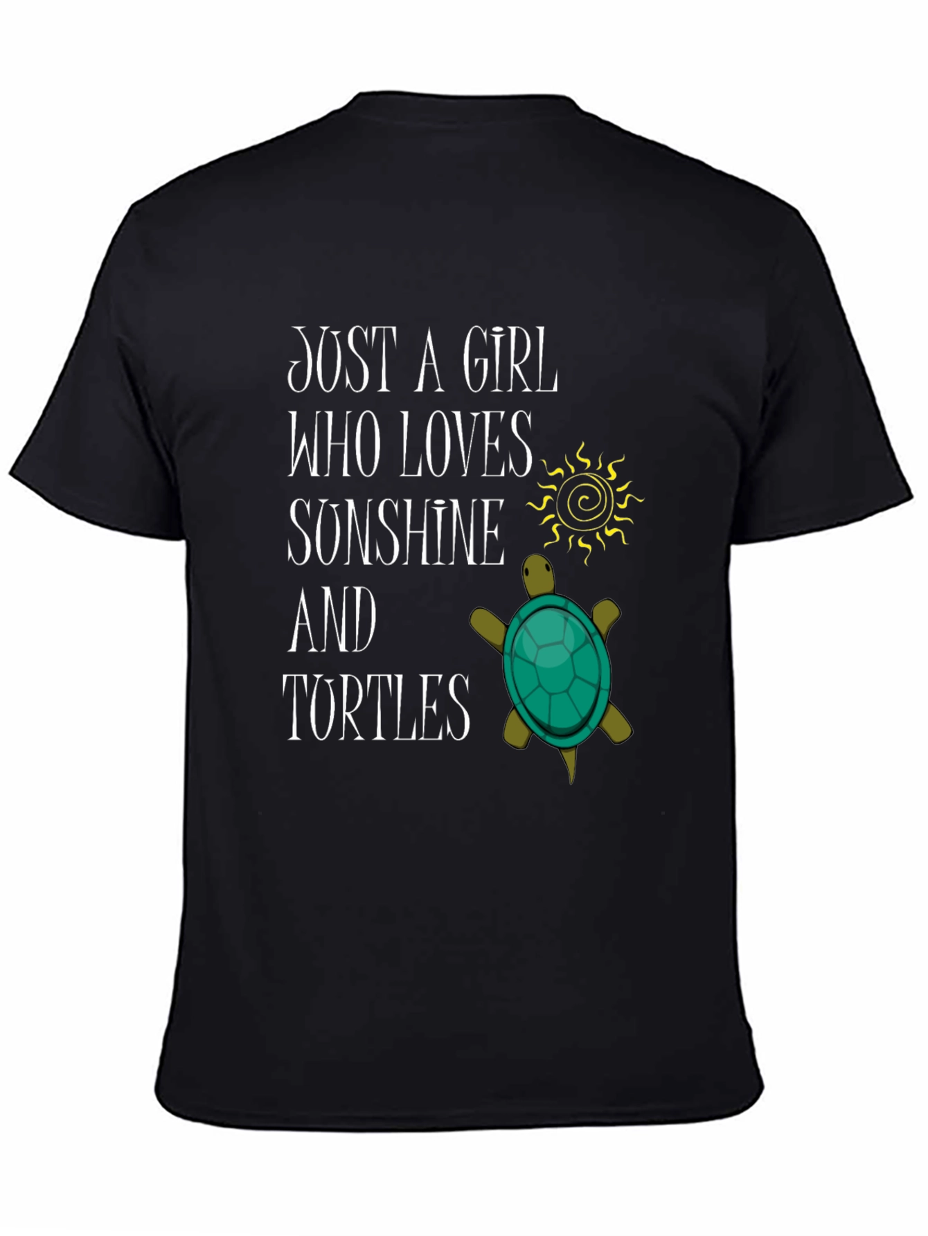 Girl Loves Sunshine & Turtles T-Shirt