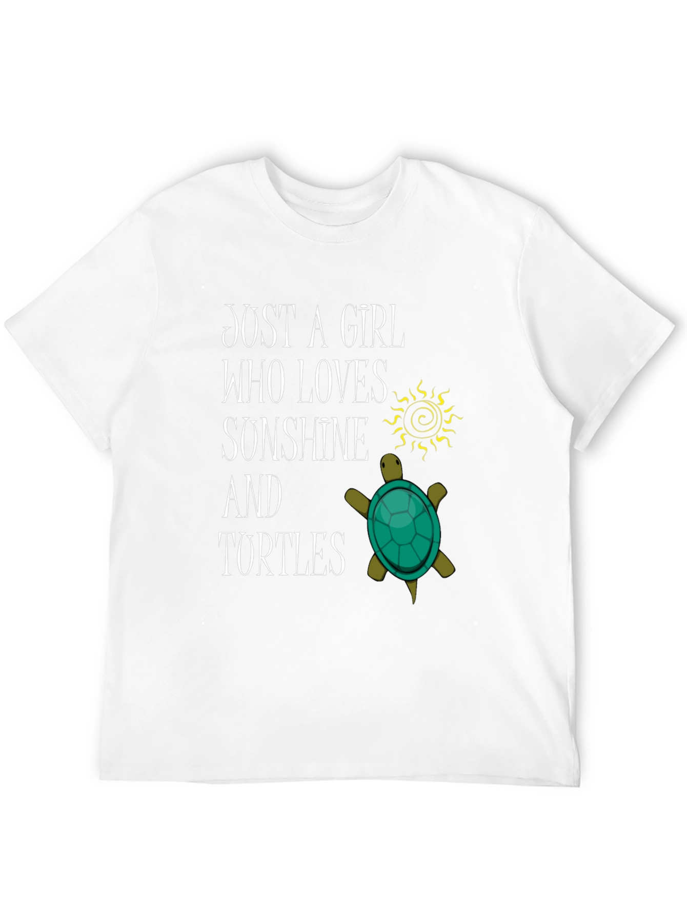 Girl Loves Sunshine & Turtles T-Shirt