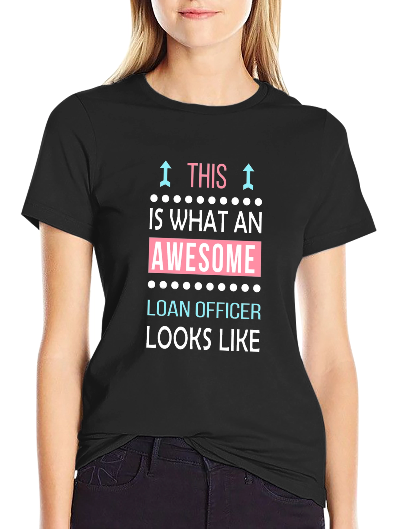 Awesome Loan Officer T-Shirt - Black Cotton Tee