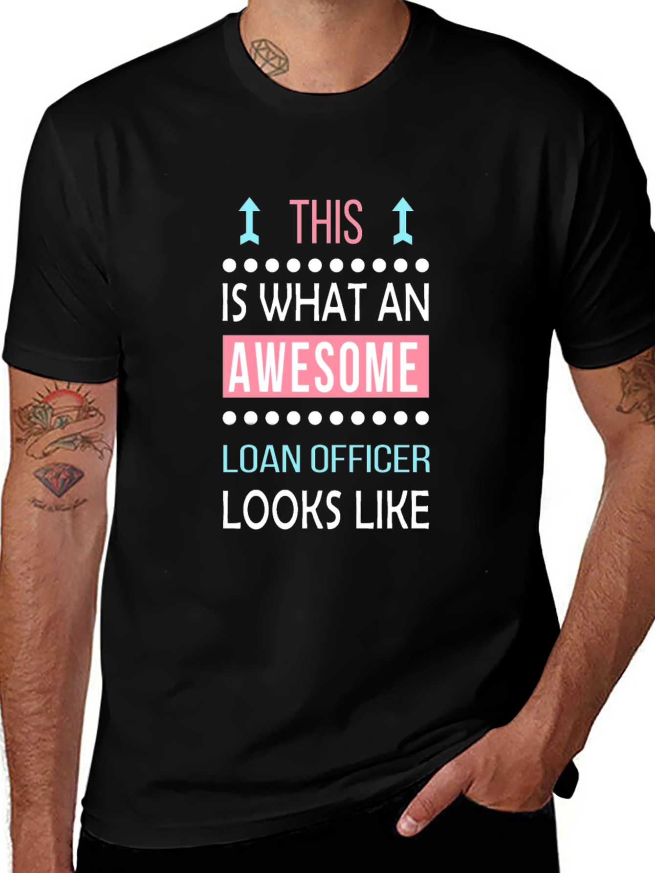 Awesome Loan Officer T-Shirt - Black Cotton Tee