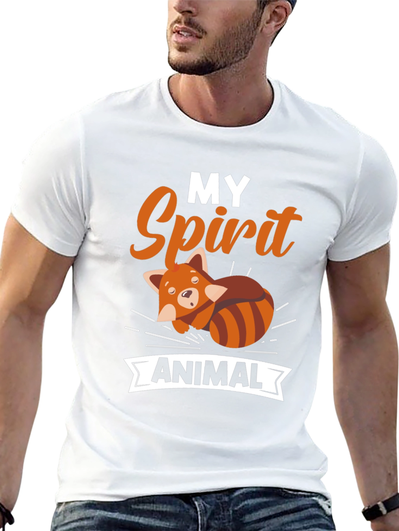 My Spirit Animal Red Panda Graphic T-Shirt