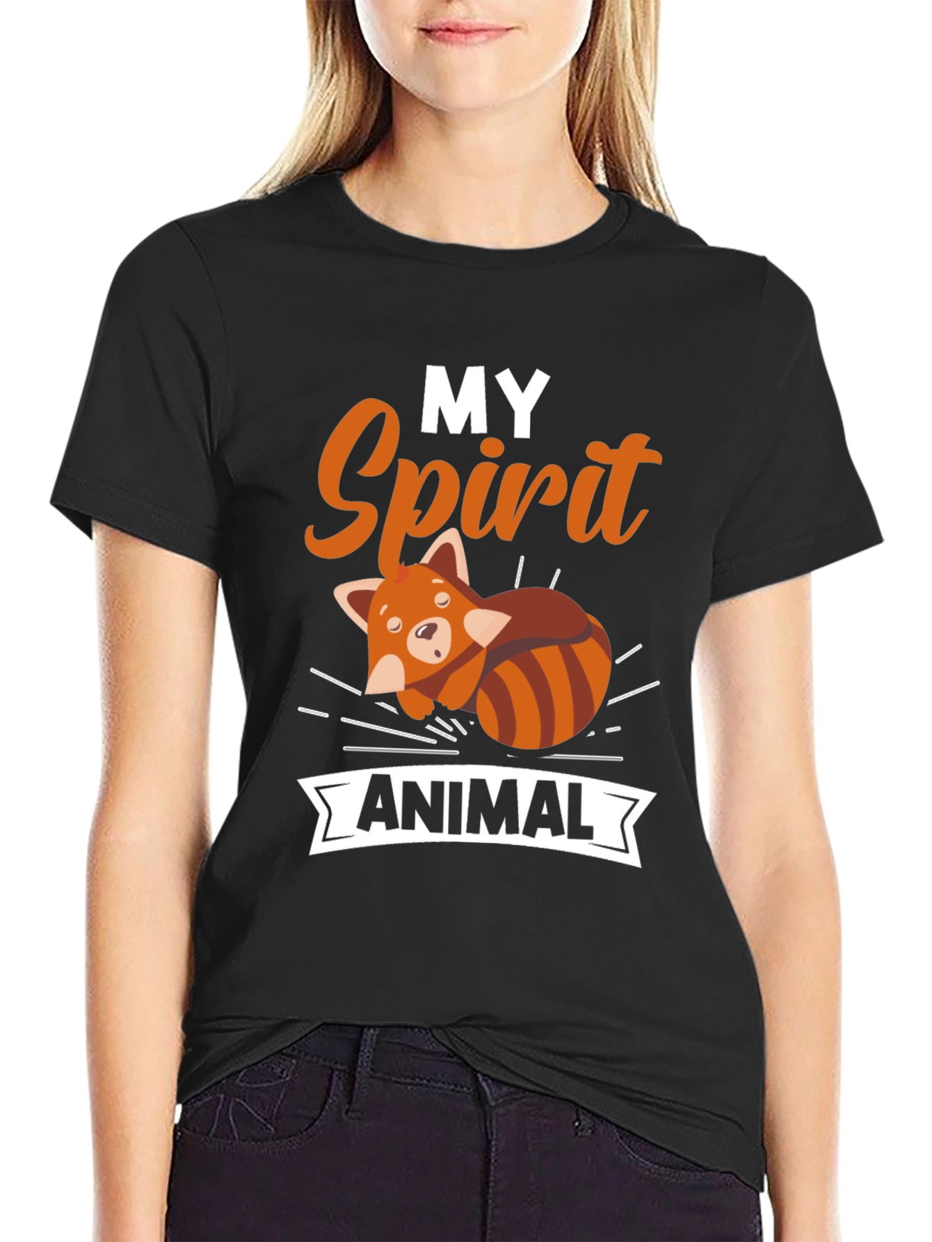 My Spirit Animal Red Panda Graphic T-Shirt