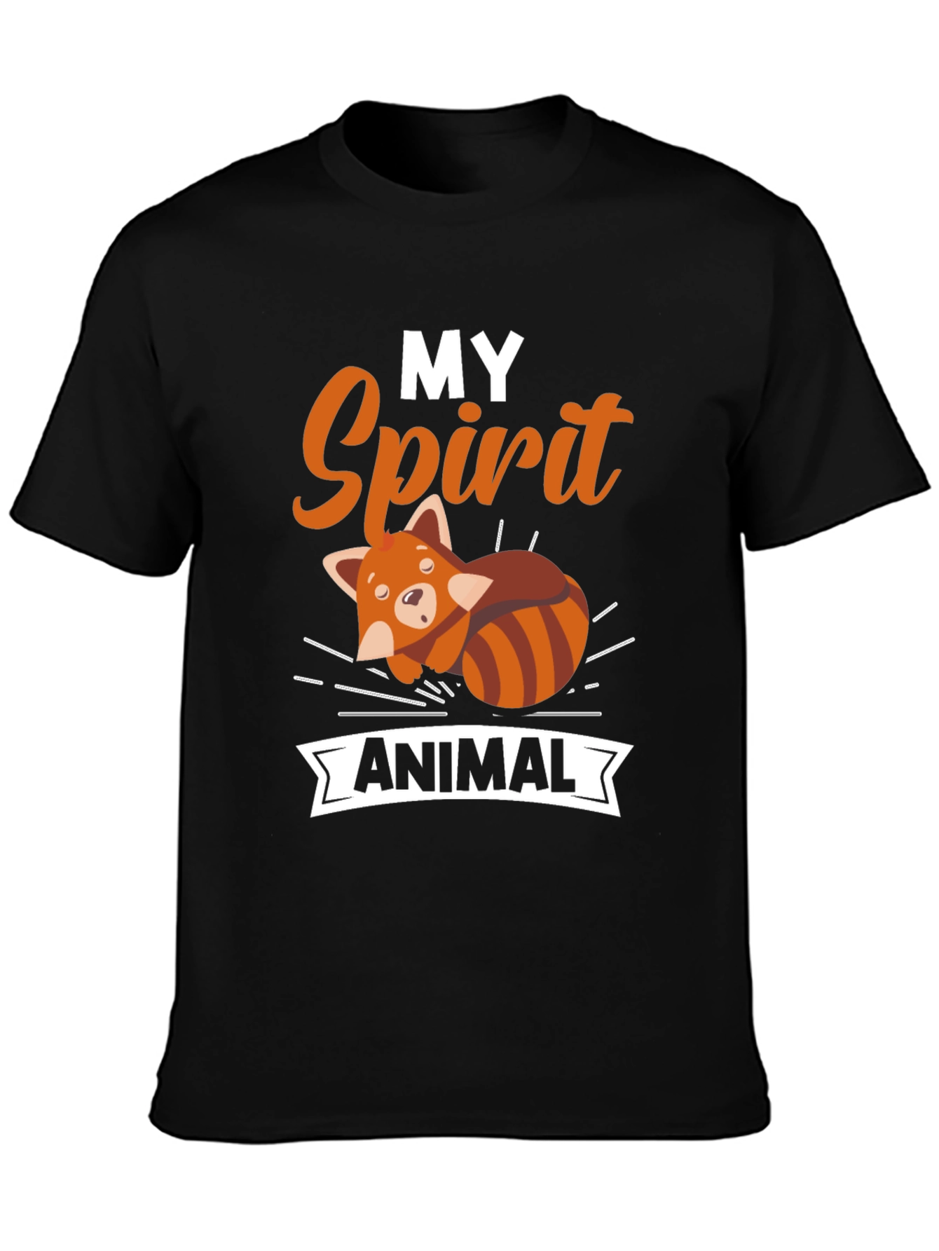 My Spirit Animal Red Panda Graphic T-Shirt