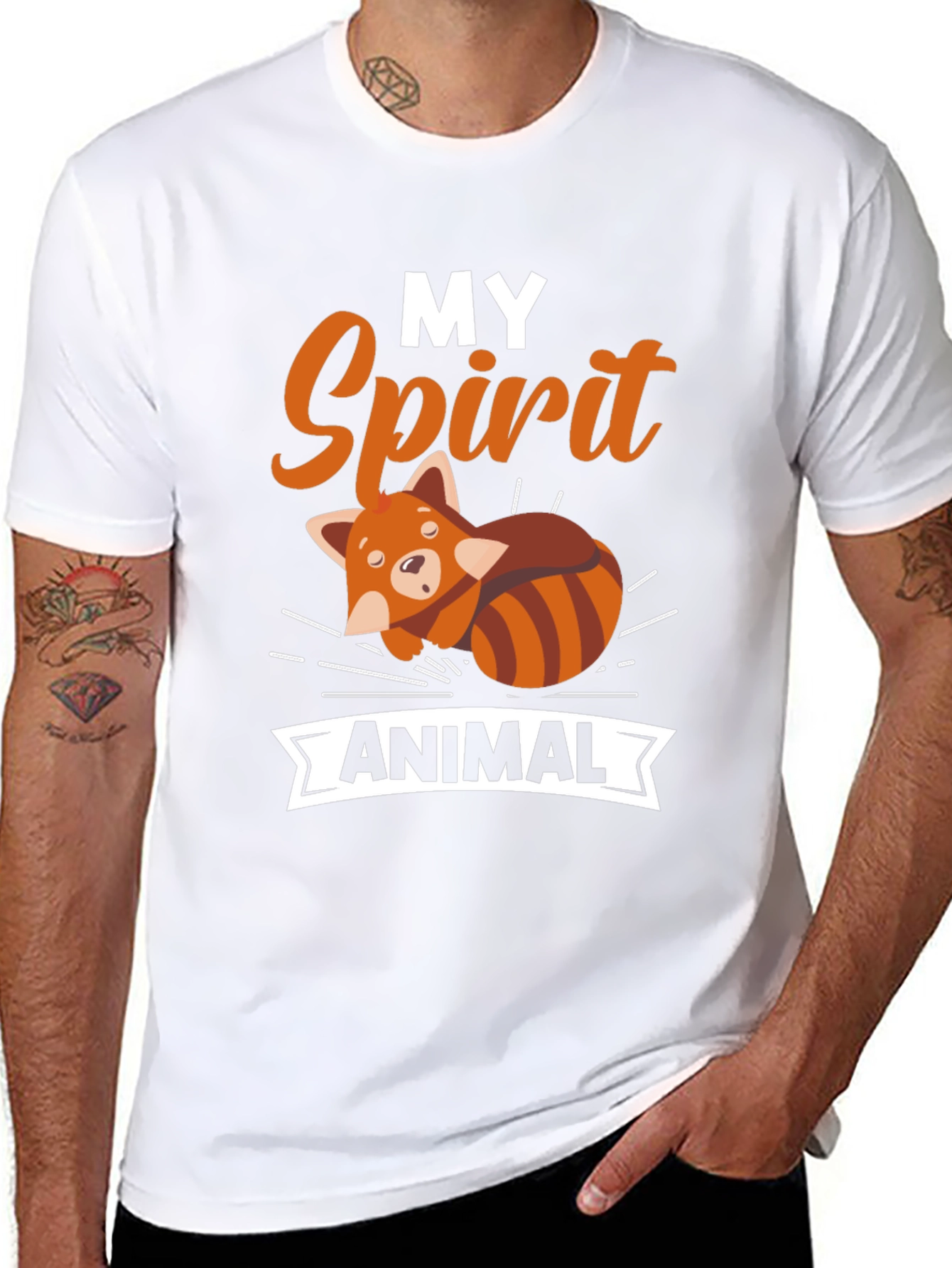 My Spirit Animal Red Panda Graphic T-Shirt