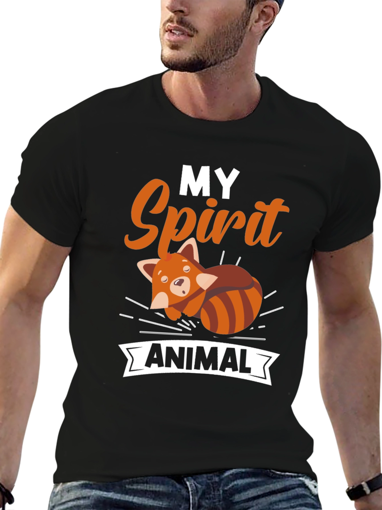 My Spirit Animal Red Panda Graphic T-Shirt