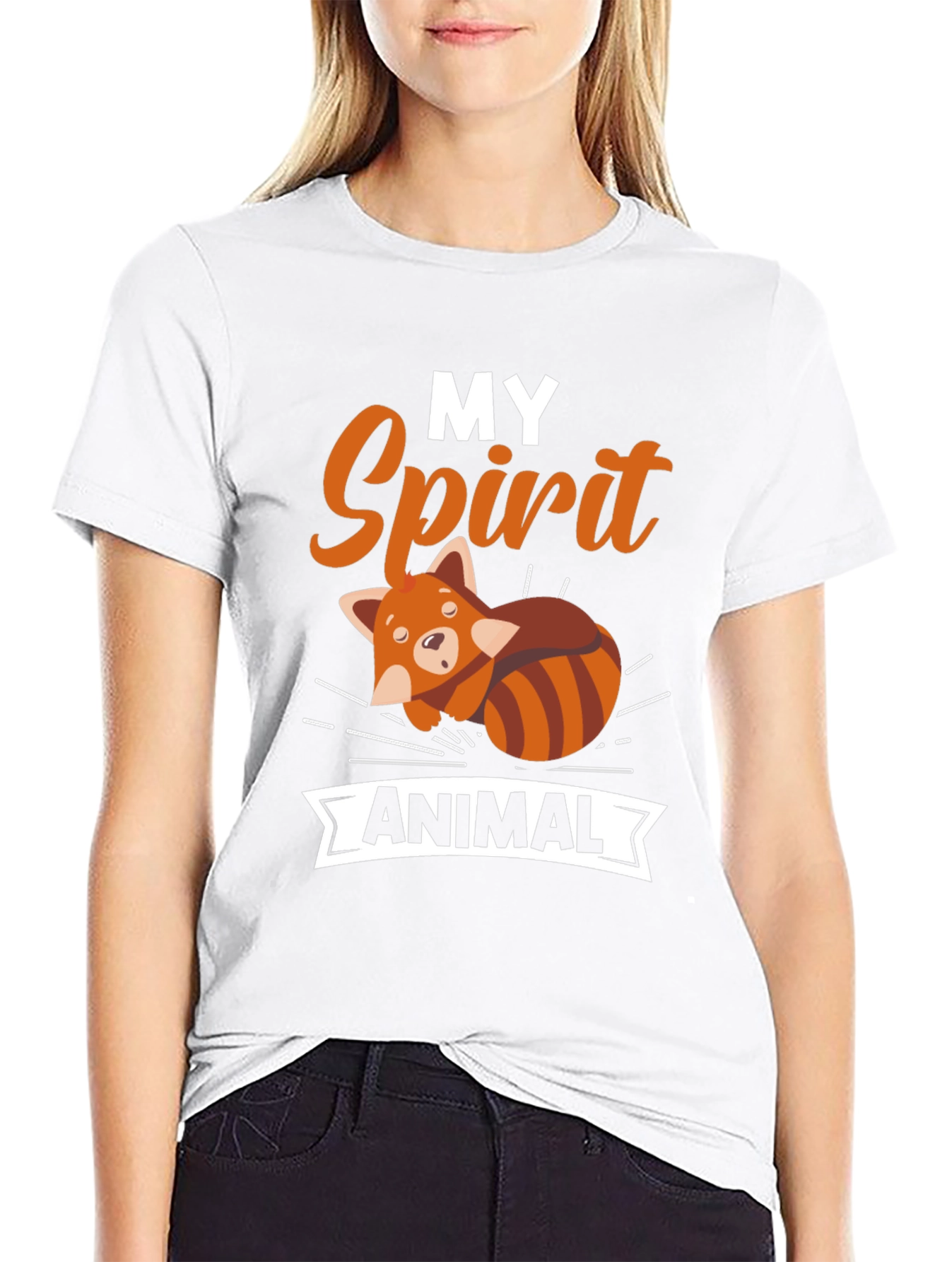 My Spirit Animal Red Panda Graphic T-Shirt