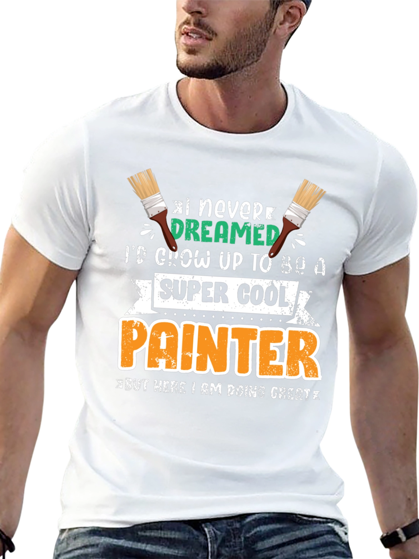 Super Cool Painter Graphic T-Shirt