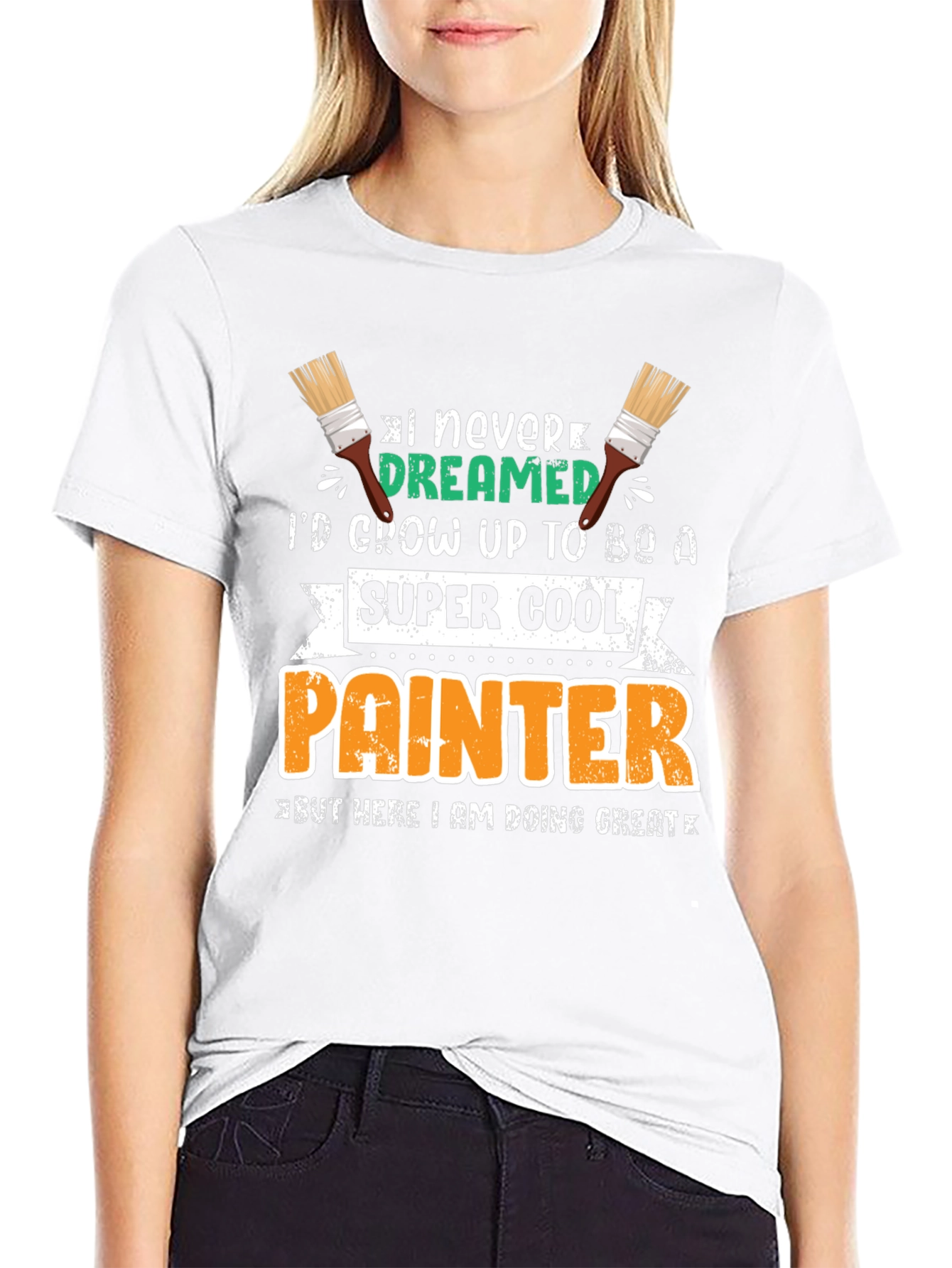 Super Cool Painter Graphic T-Shirt