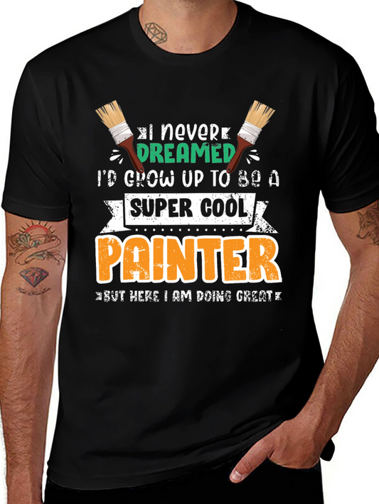 Super Cool Painter Graphic T-Shirt