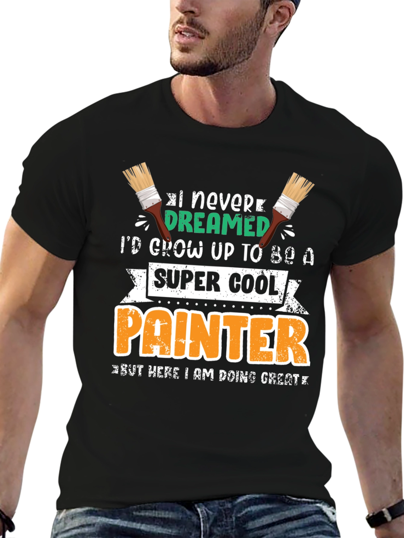 Super Cool Painter Graphic T-Shirt
