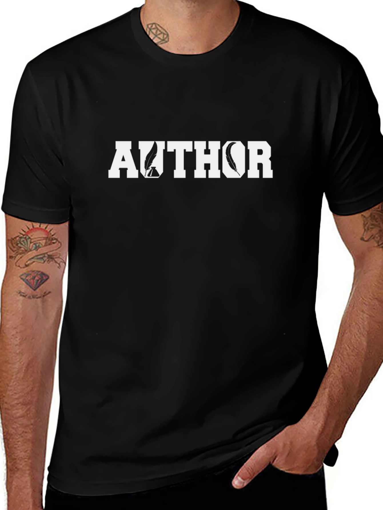 Author T-Shirt - Black Novelist Tee
