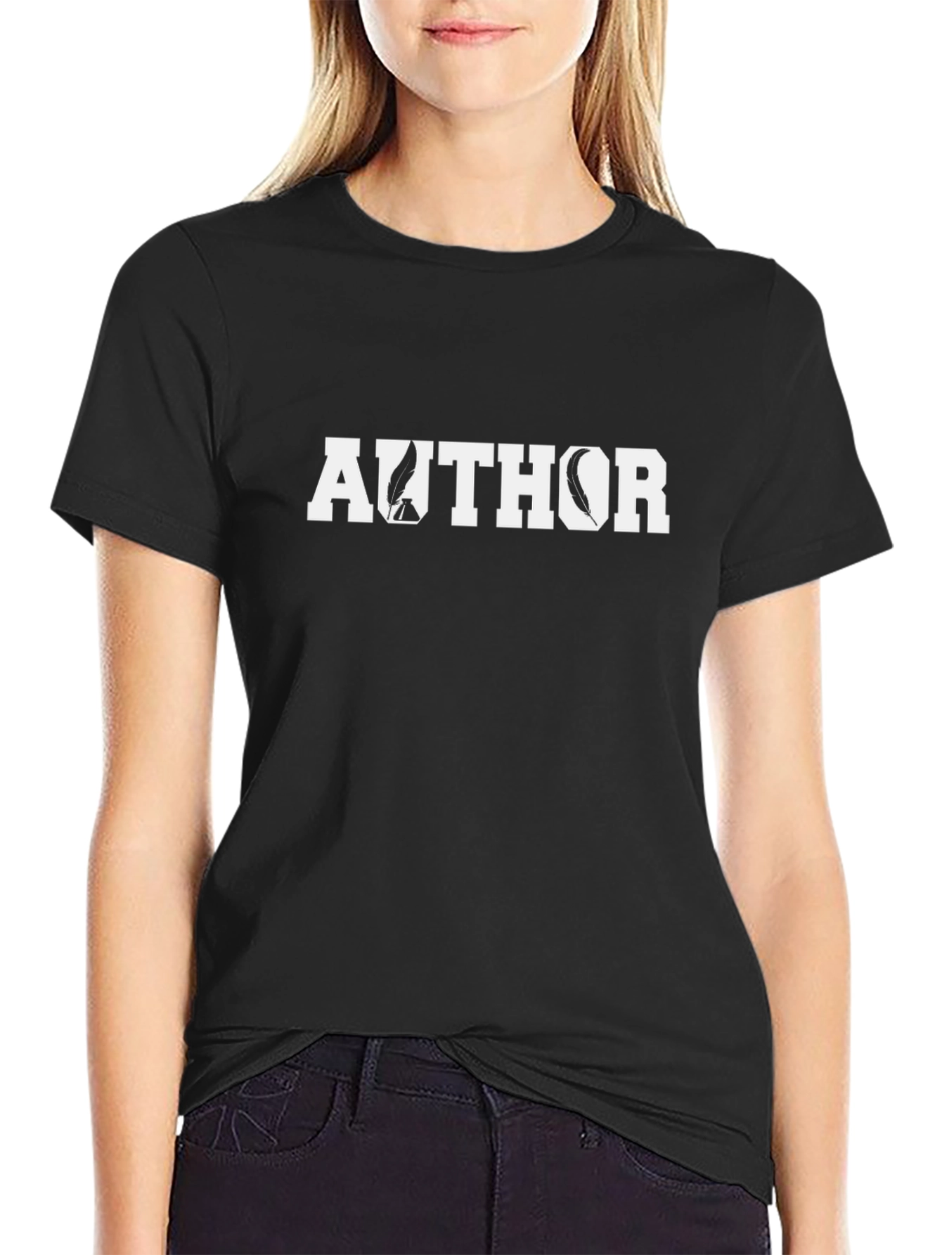 Author T-Shirt - Black Novelist Tee
