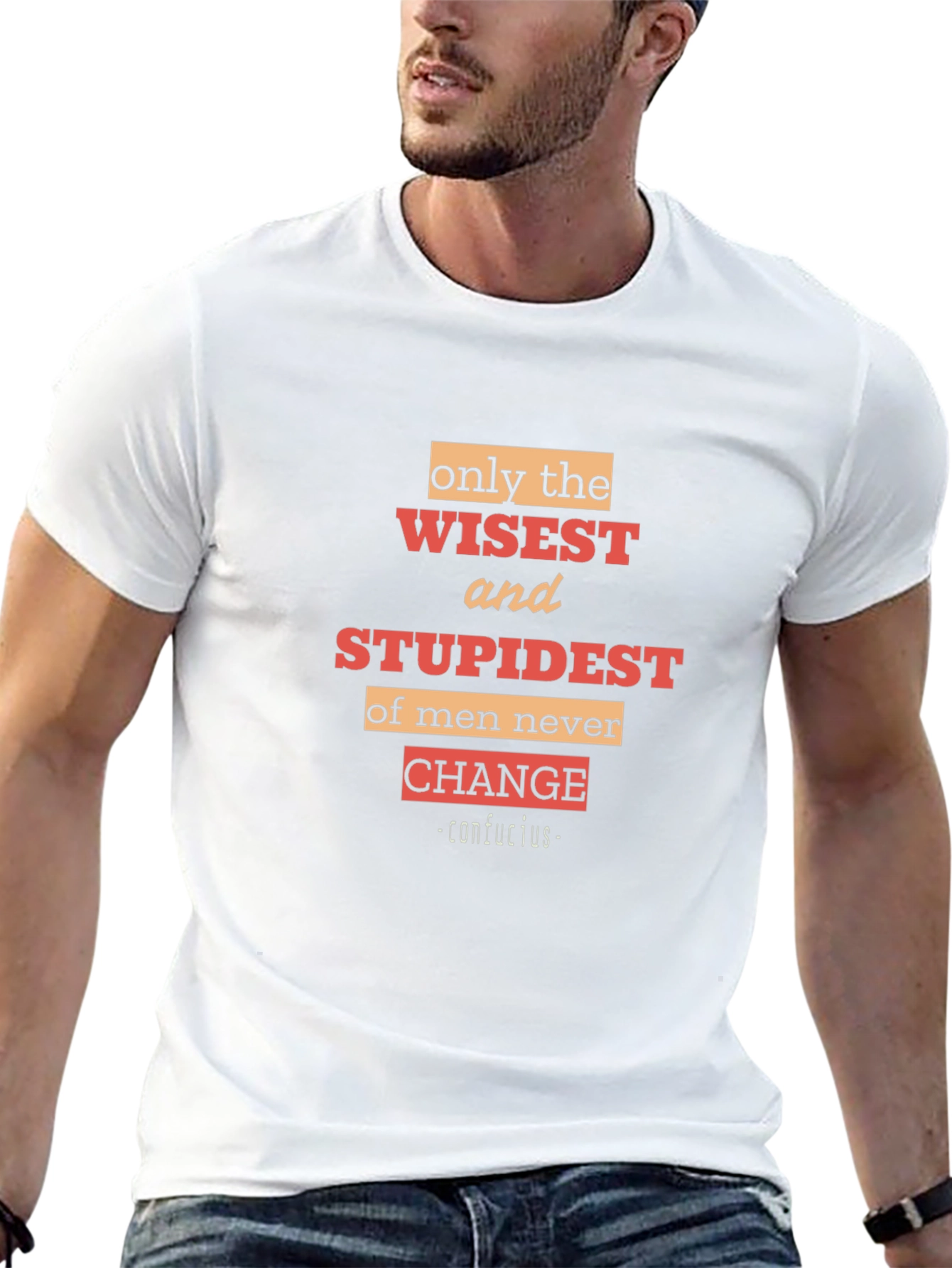 Wisest and Stupidest Mens Black T-Shirt