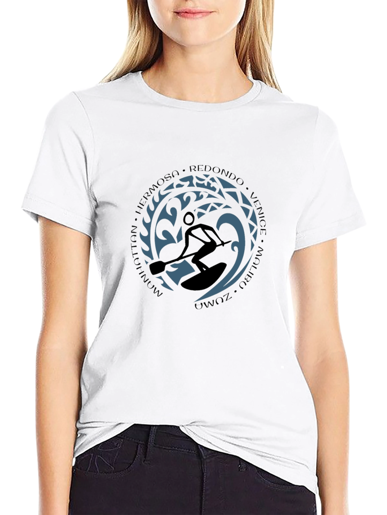Surfer Graphic Tee - Beach Cities