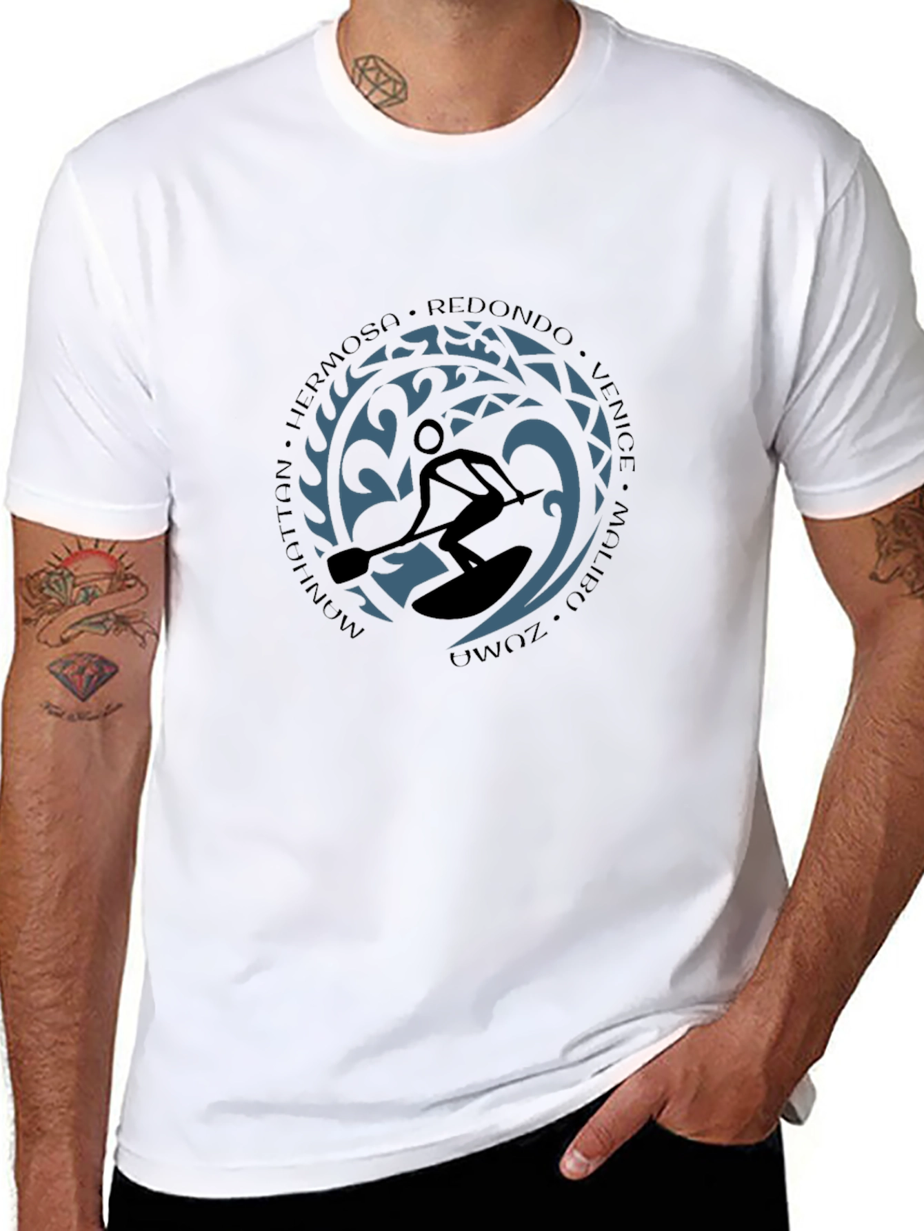 Surfer Graphic Tee - Beach Cities