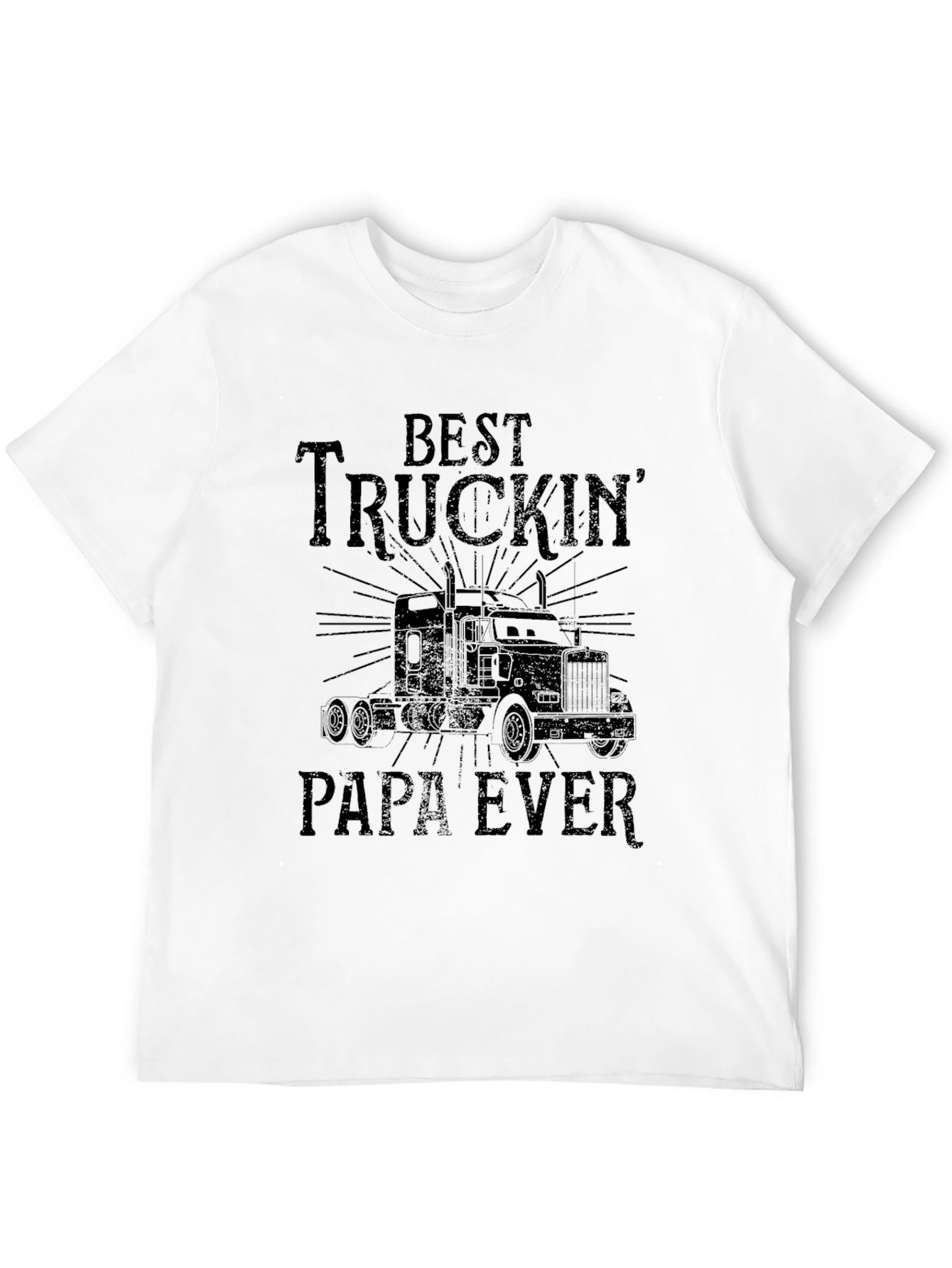 Best Truckin Papa Ever T-Shirt