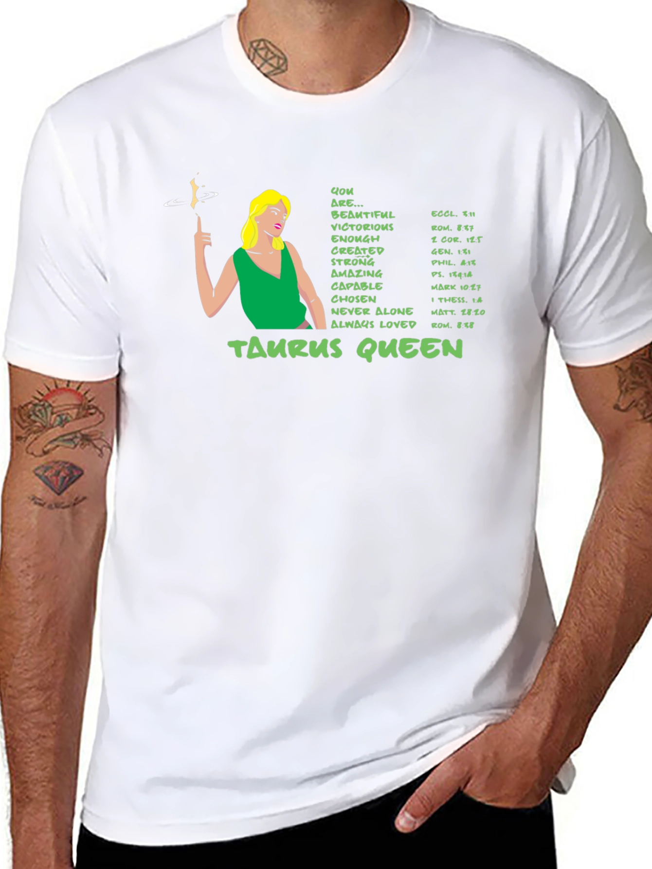 Taurus Queen Zodiac Graphic T-Shirt