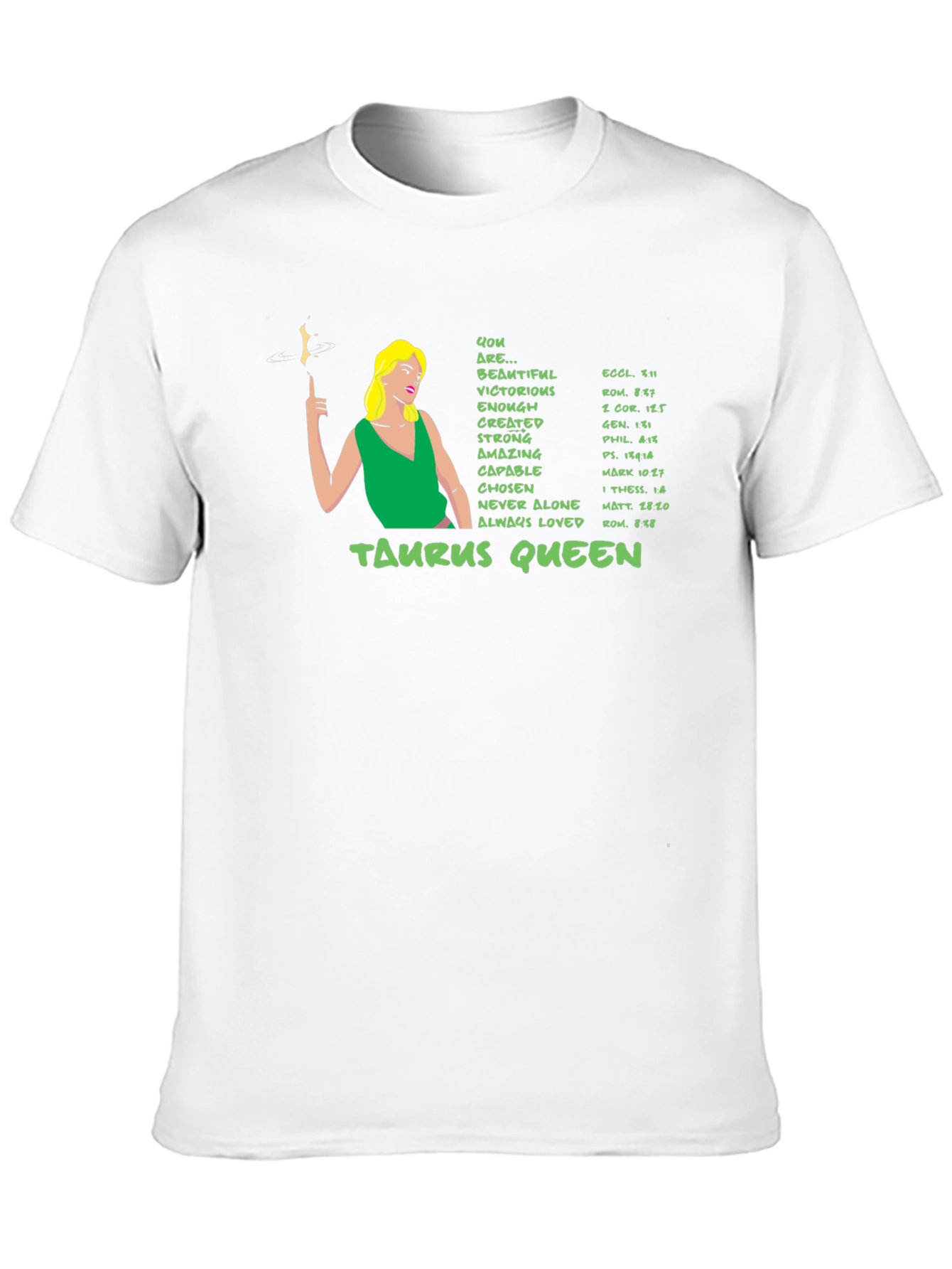 Taurus Queen Zodiac Graphic T-Shirt