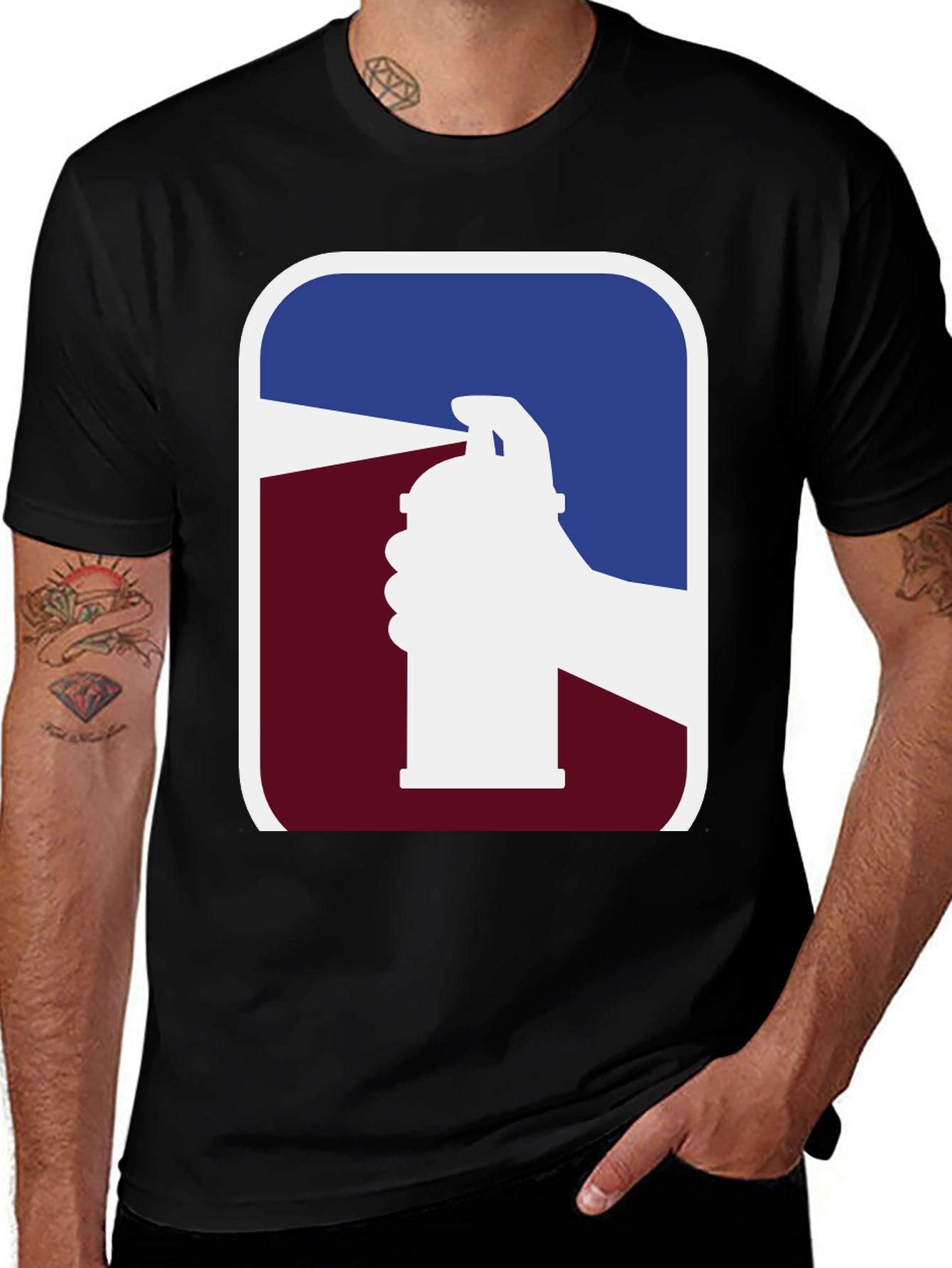 Urban Spray Art T-Shirt - Graffiti Style