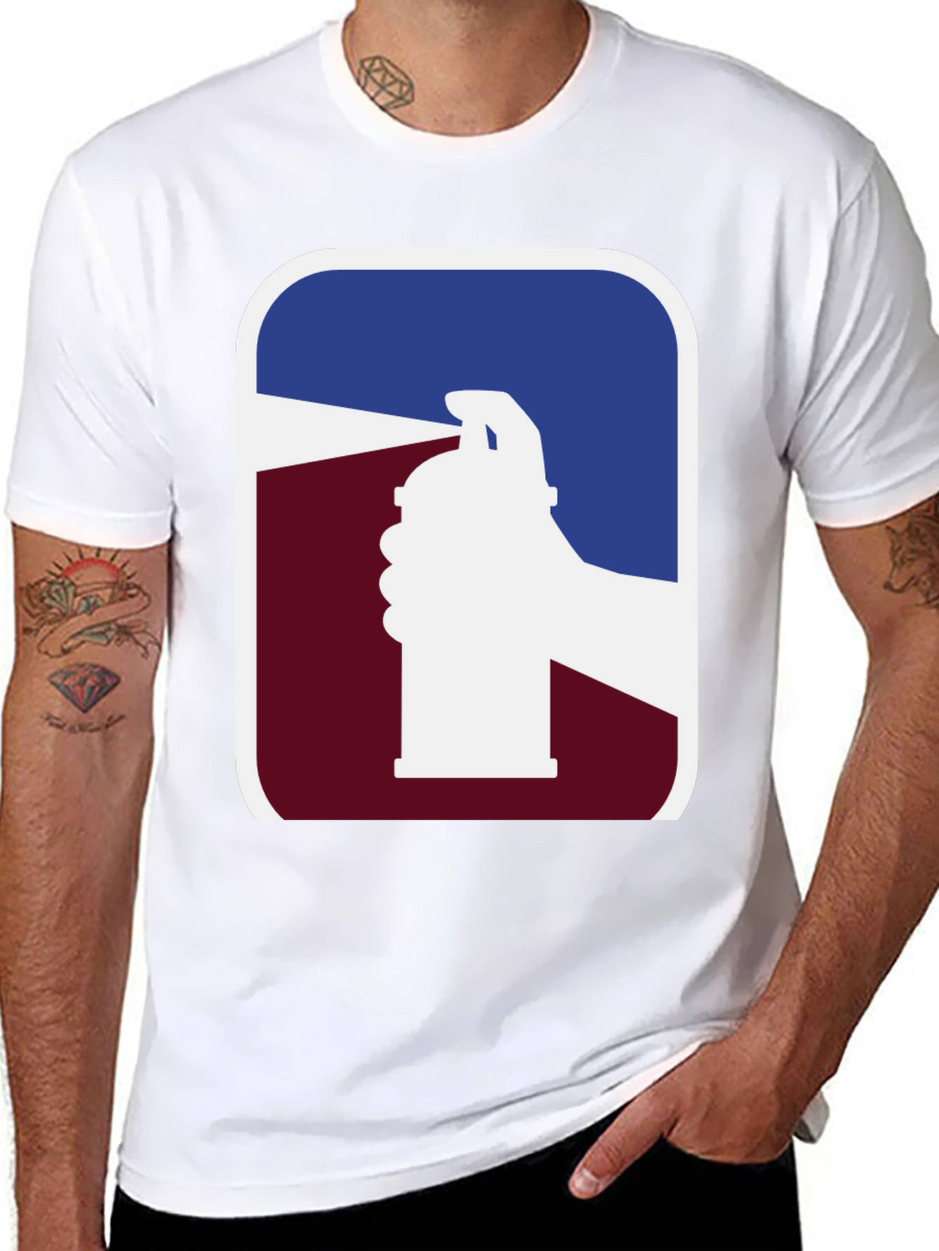 Urban Spray Art T-Shirt - Graffiti Style