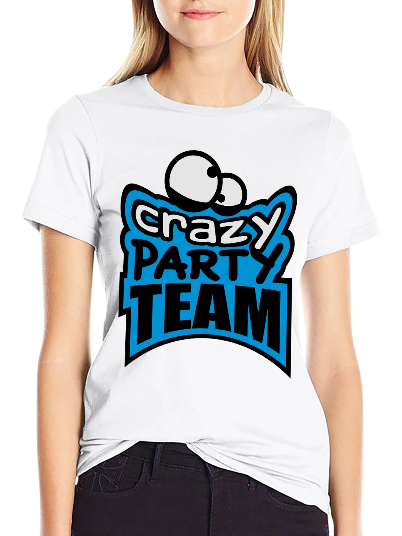 Crazy Party Team Graphic T-Shirt