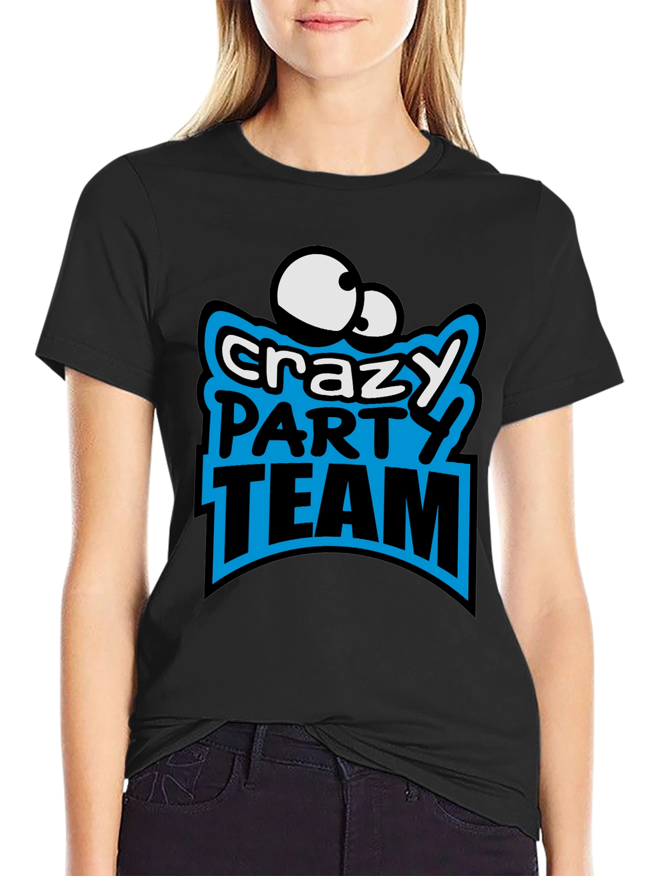Crazy Party Team Graphic T-Shirt