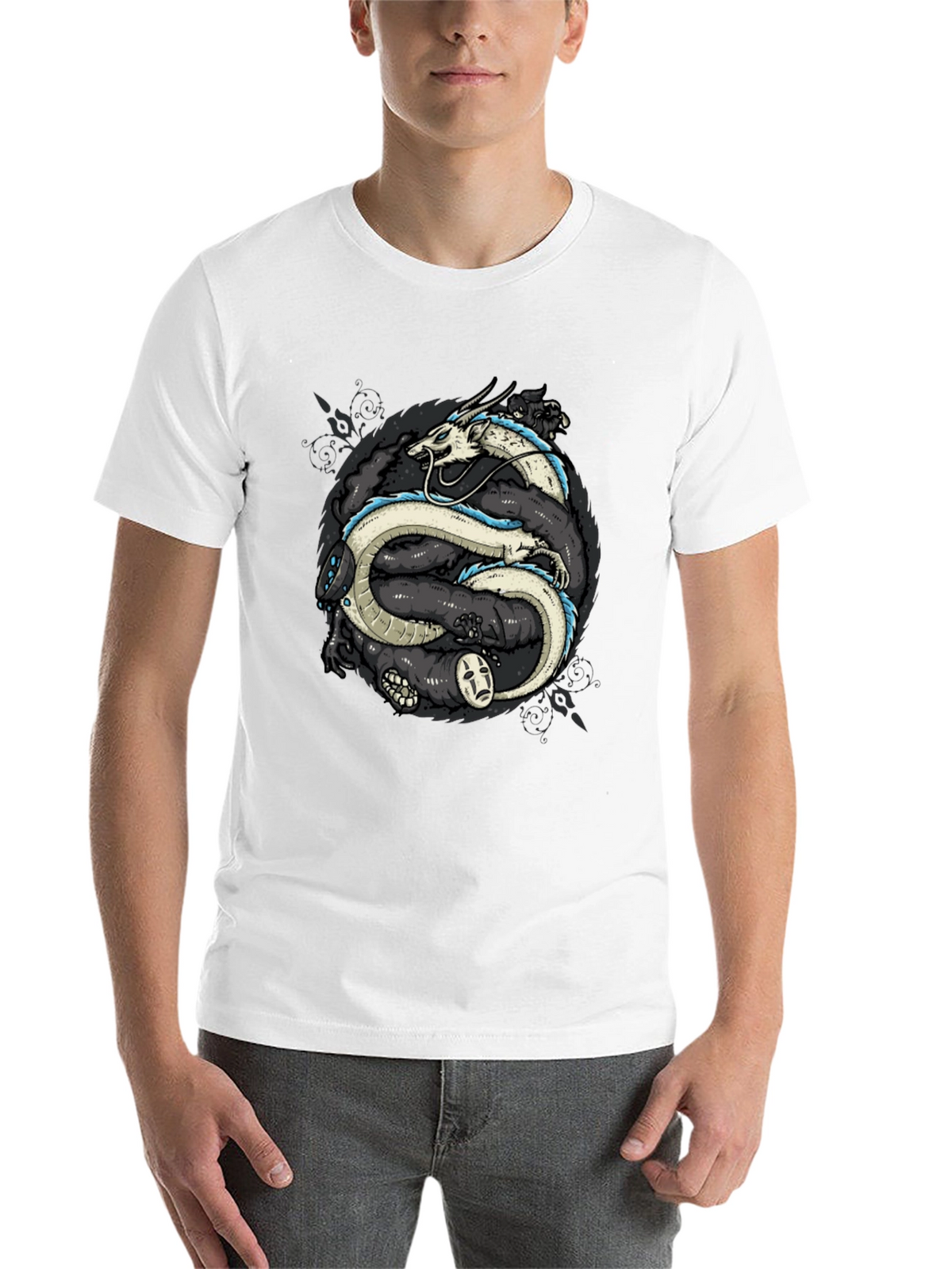 Spirited Away Graphic T-Shirt - Haku & No-Face