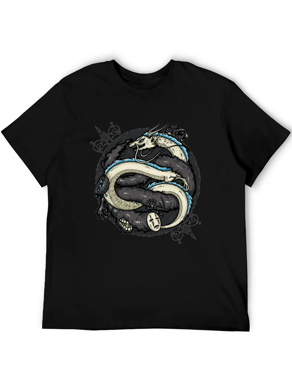 Spirited Away Graphic T-Shirt - Haku & No-Face