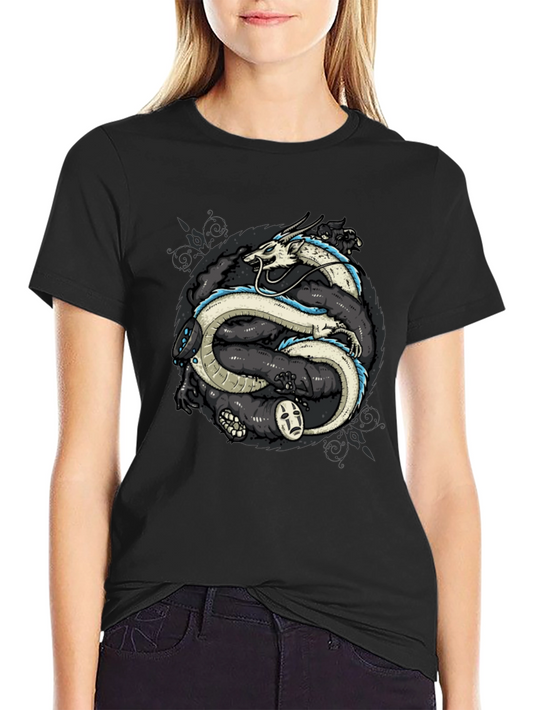 Spirited Away Graphic T-Shirt - Haku & No-Face
