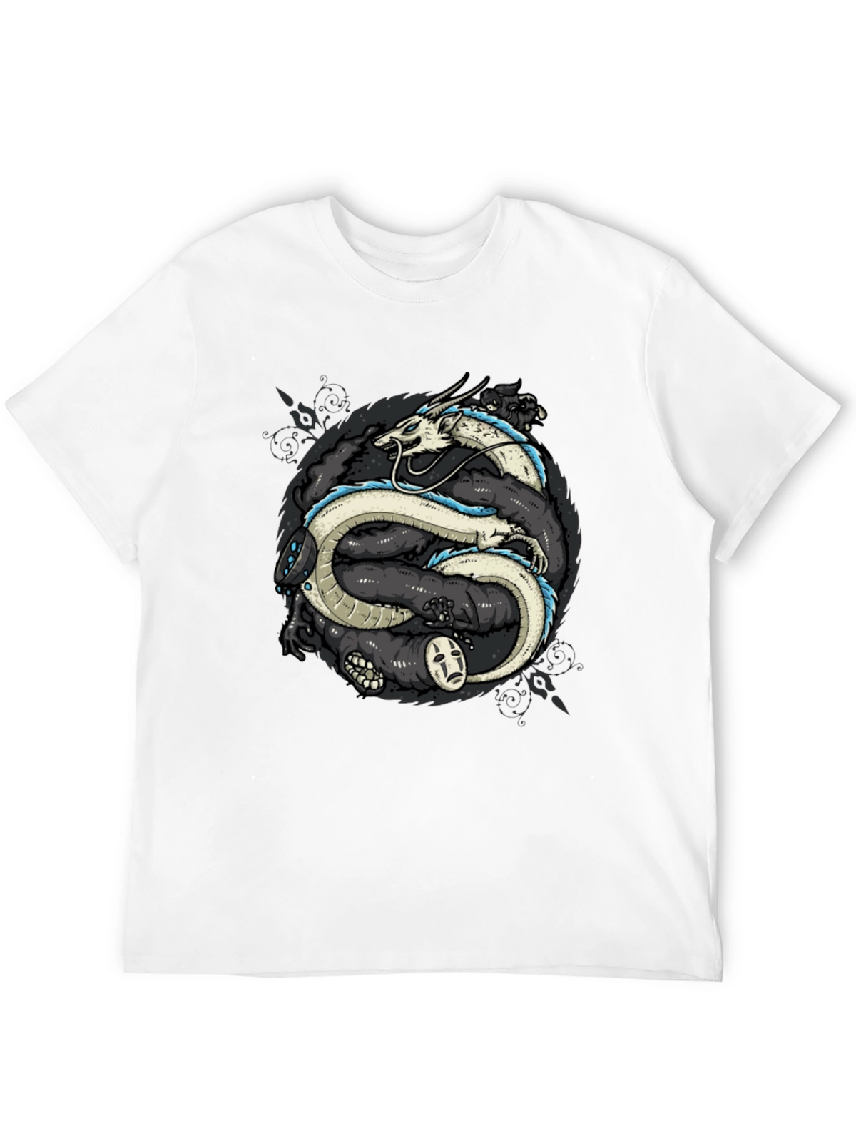 Spirited Away Graphic T-Shirt - Haku & No-Face