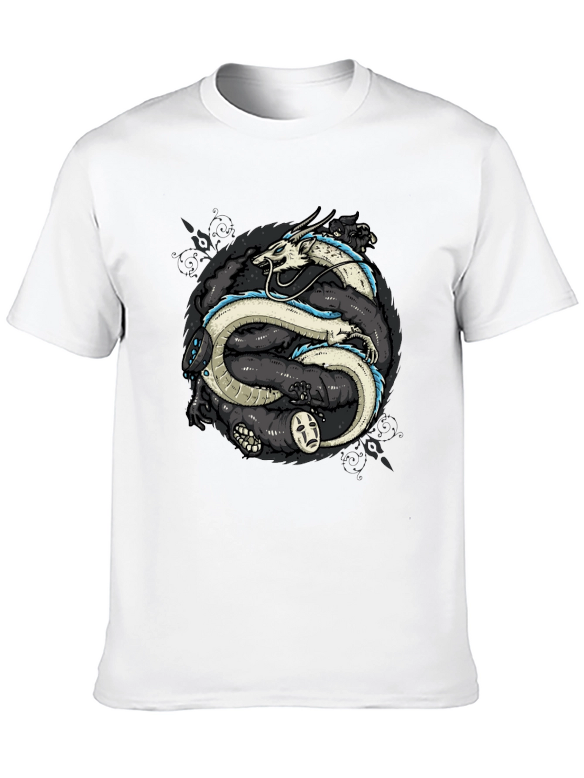 Spirited Away Graphic T-Shirt - Haku & No-Face