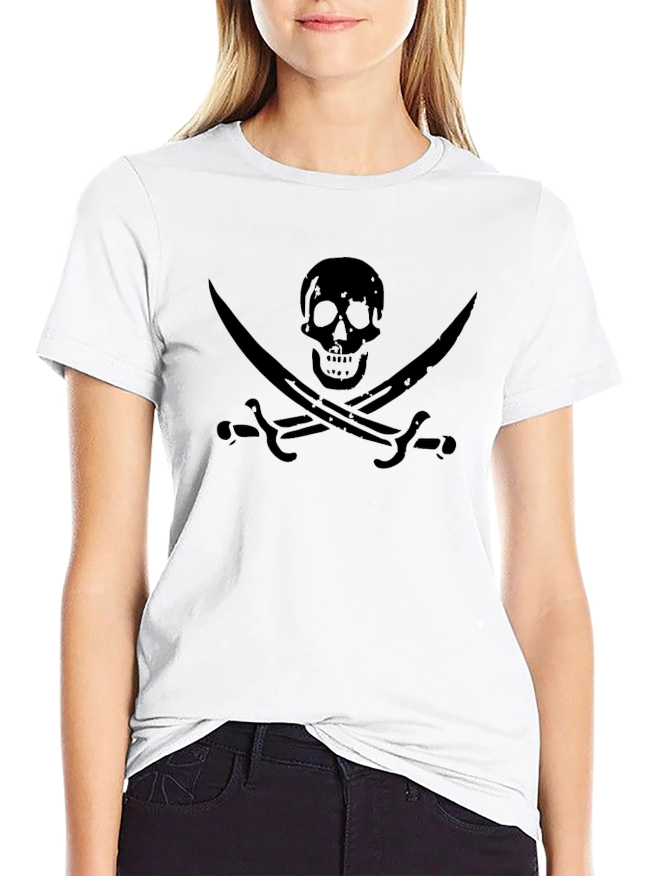 Pirate Skull & Swords Graphic Tee