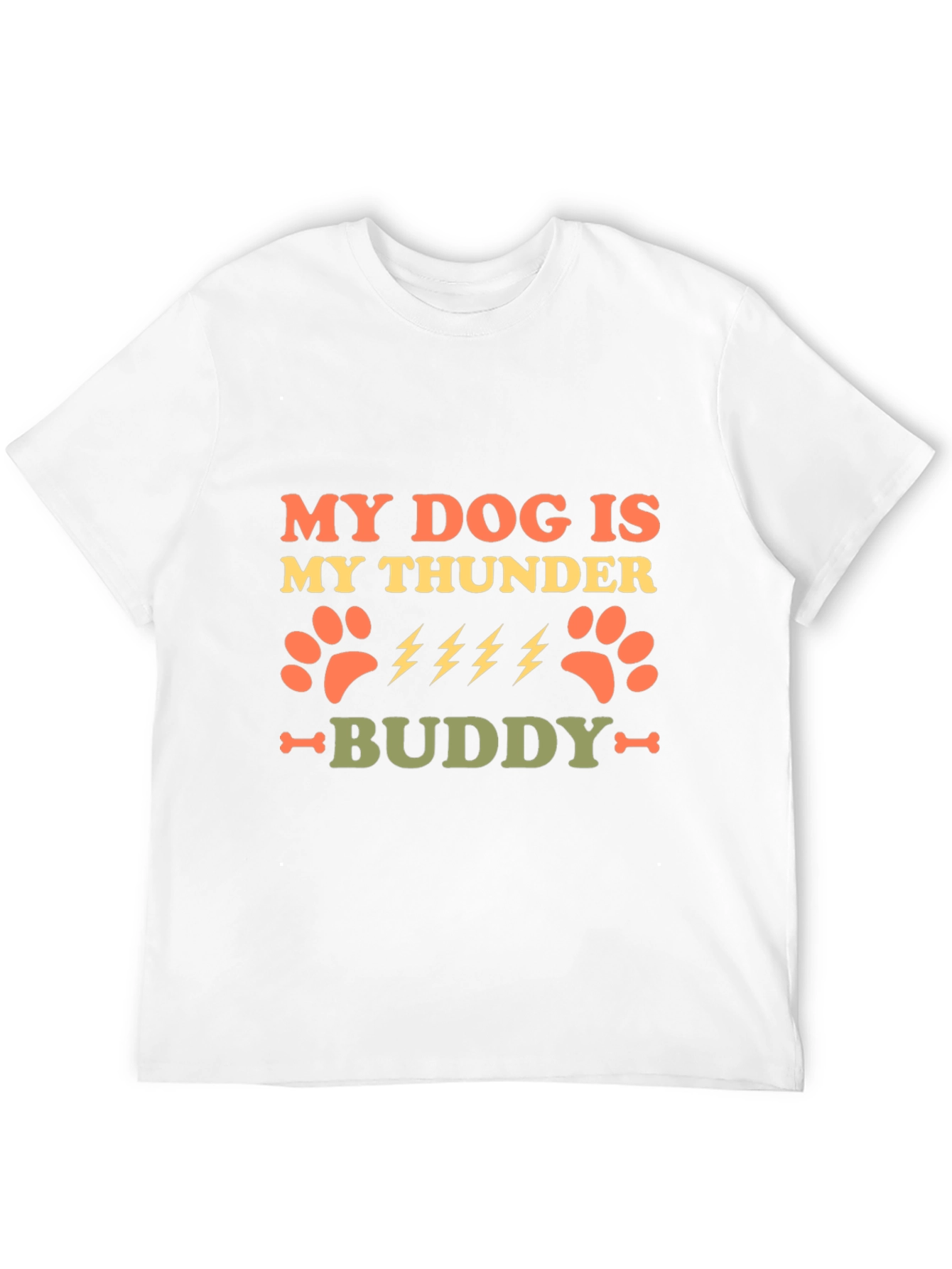 My Dog Is My Thunder Buddy Graphic Tee