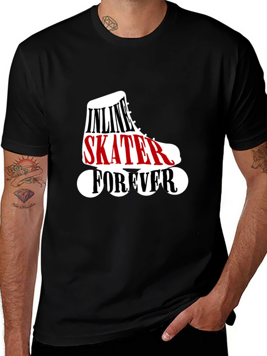 Inline Skater Forever Black T-Shirt