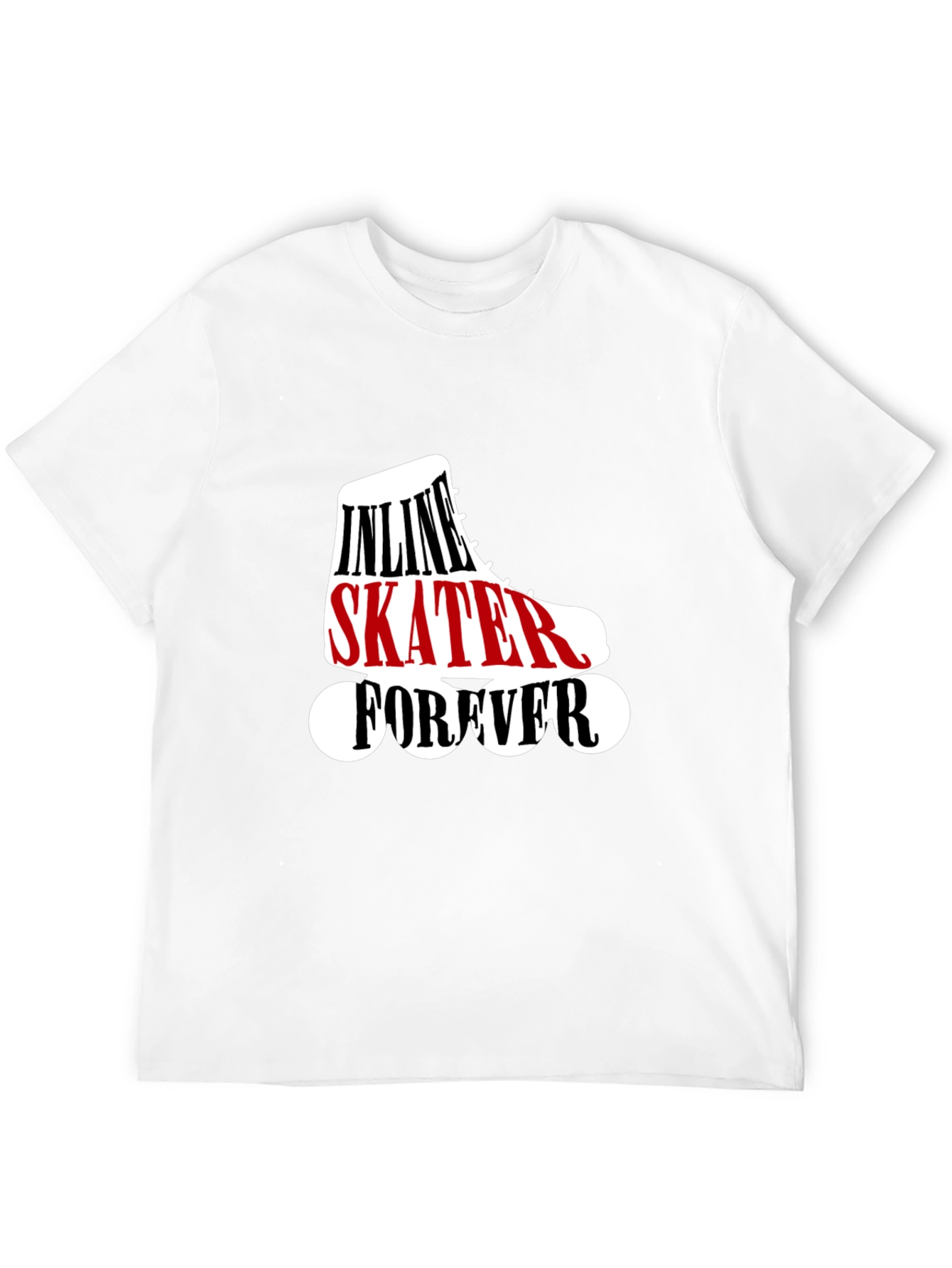 Inline Skater Forever Black T-Shirt