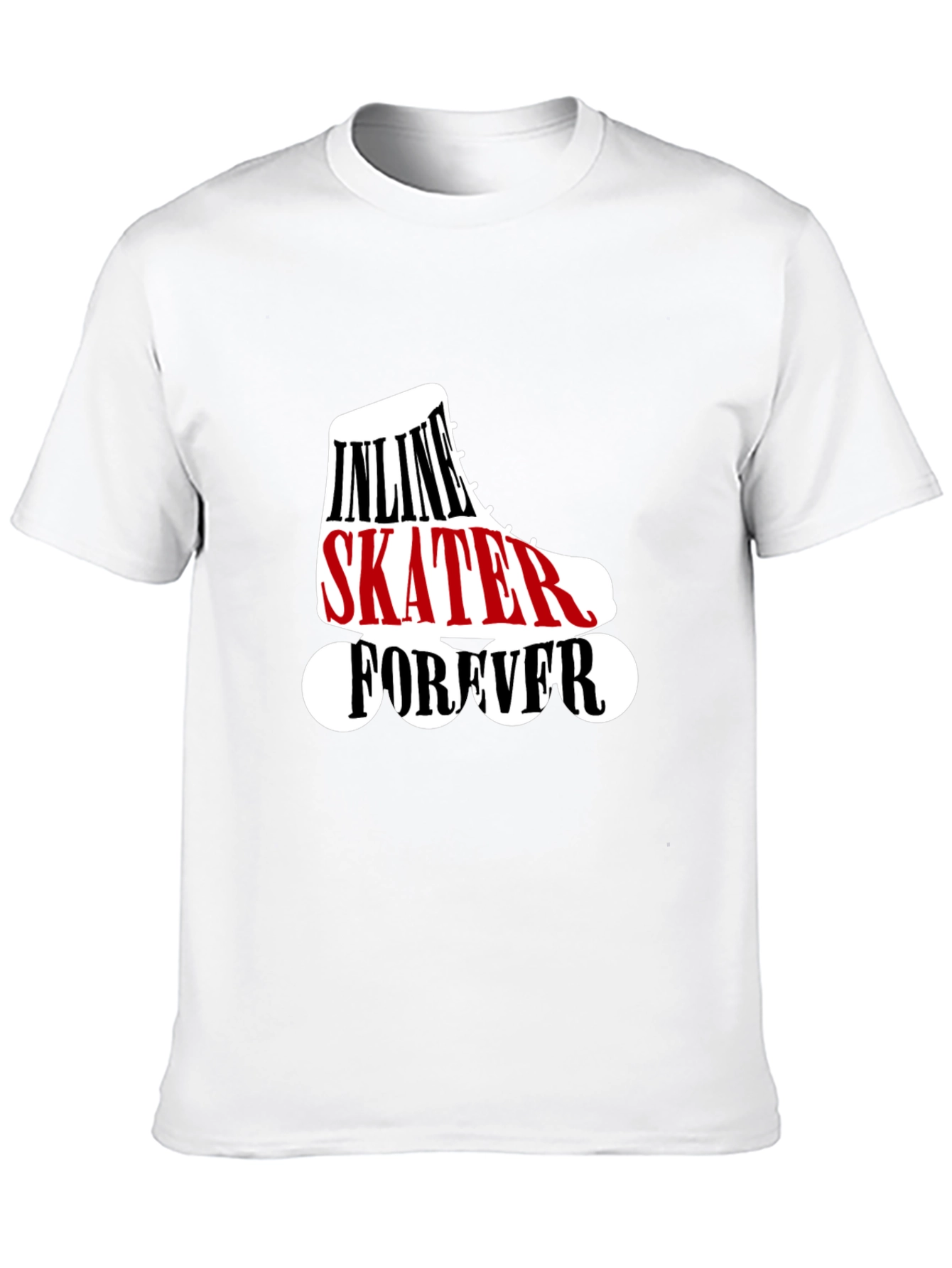 Inline Skater Forever Black T-Shirt