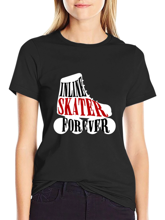 Inline Skater Forever Black T-Shirt
