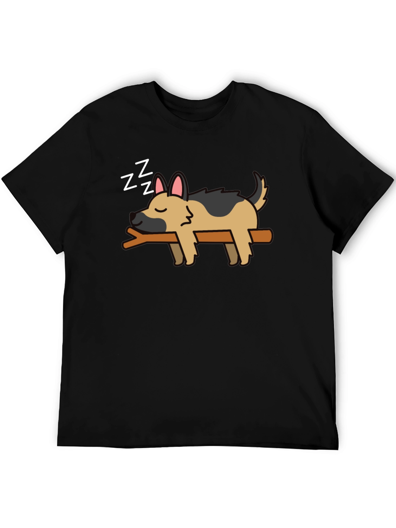 Sleeping Dog on Branch T-Shirt