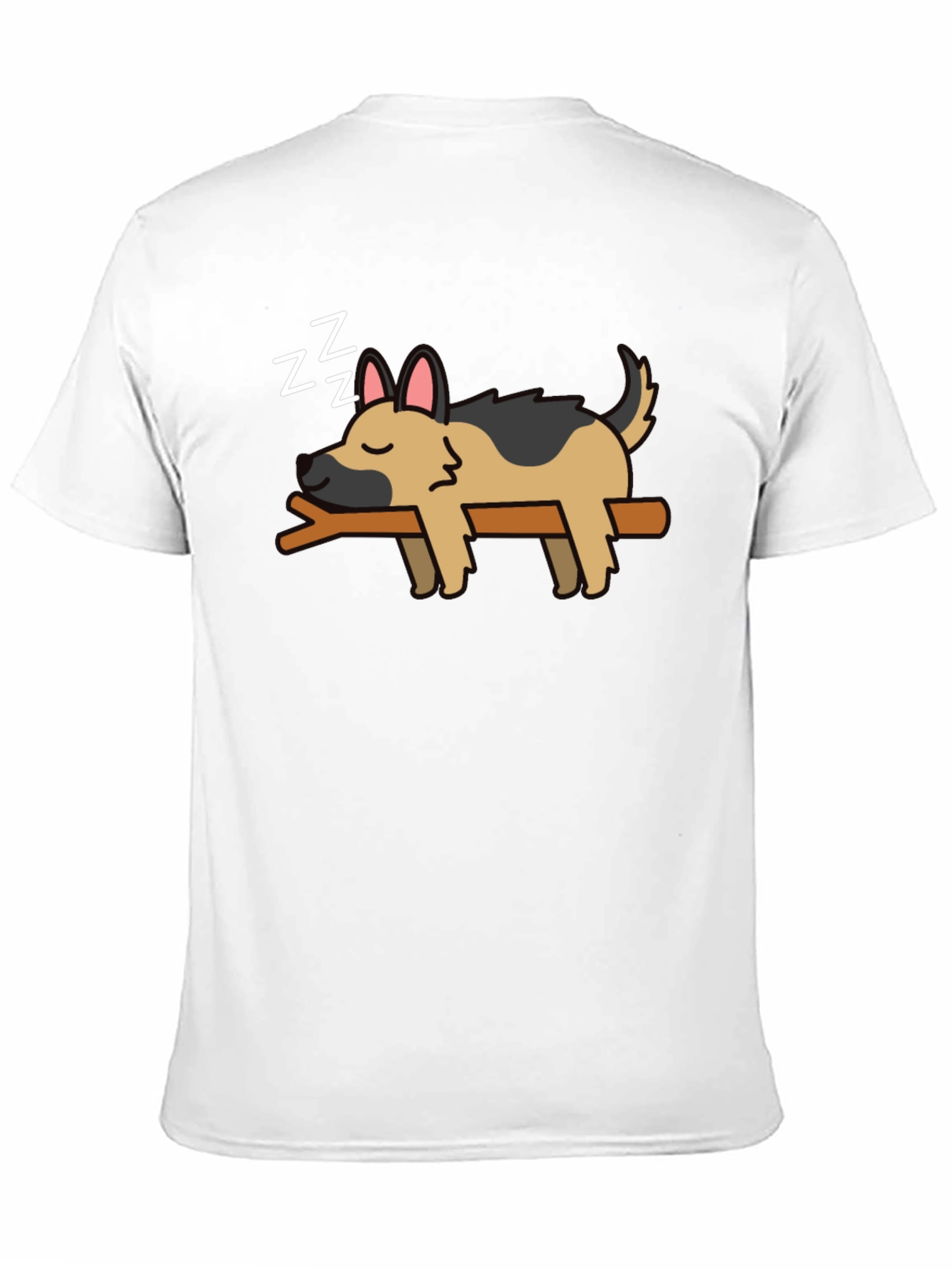 Sleeping Dog on Branch T-Shirt