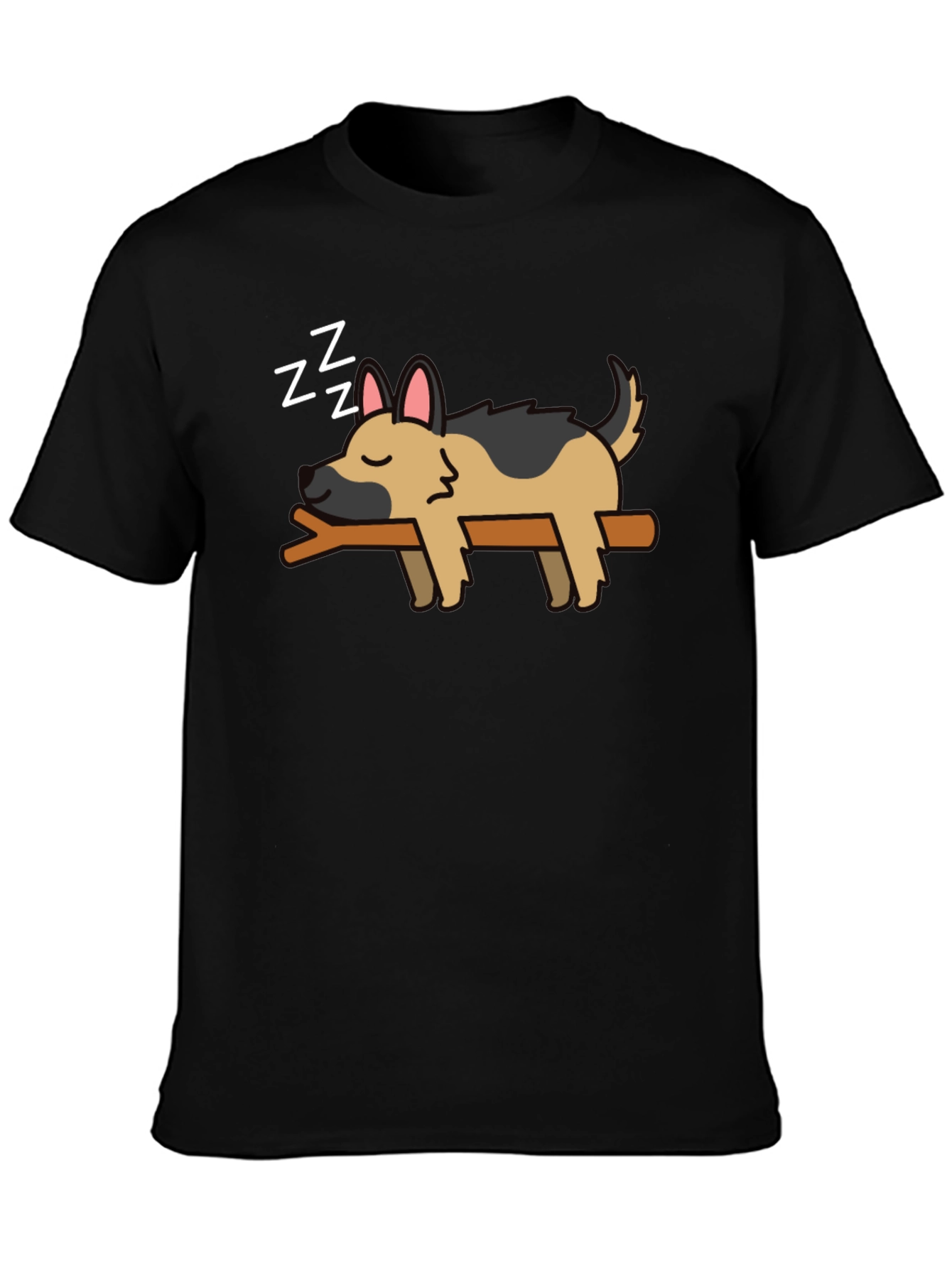 Sleeping Dog on Branch T-Shirt