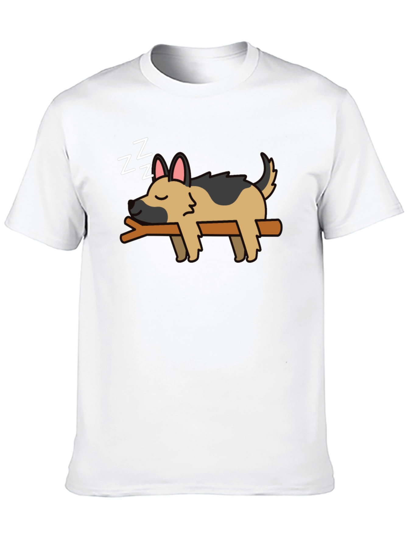 Sleeping Dog on Branch T-Shirt