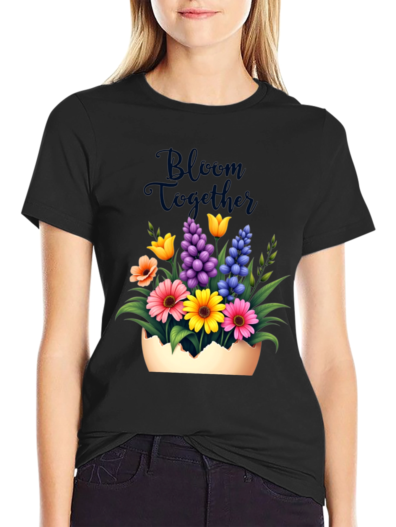 Bloom Together Floral Graphic Tee
