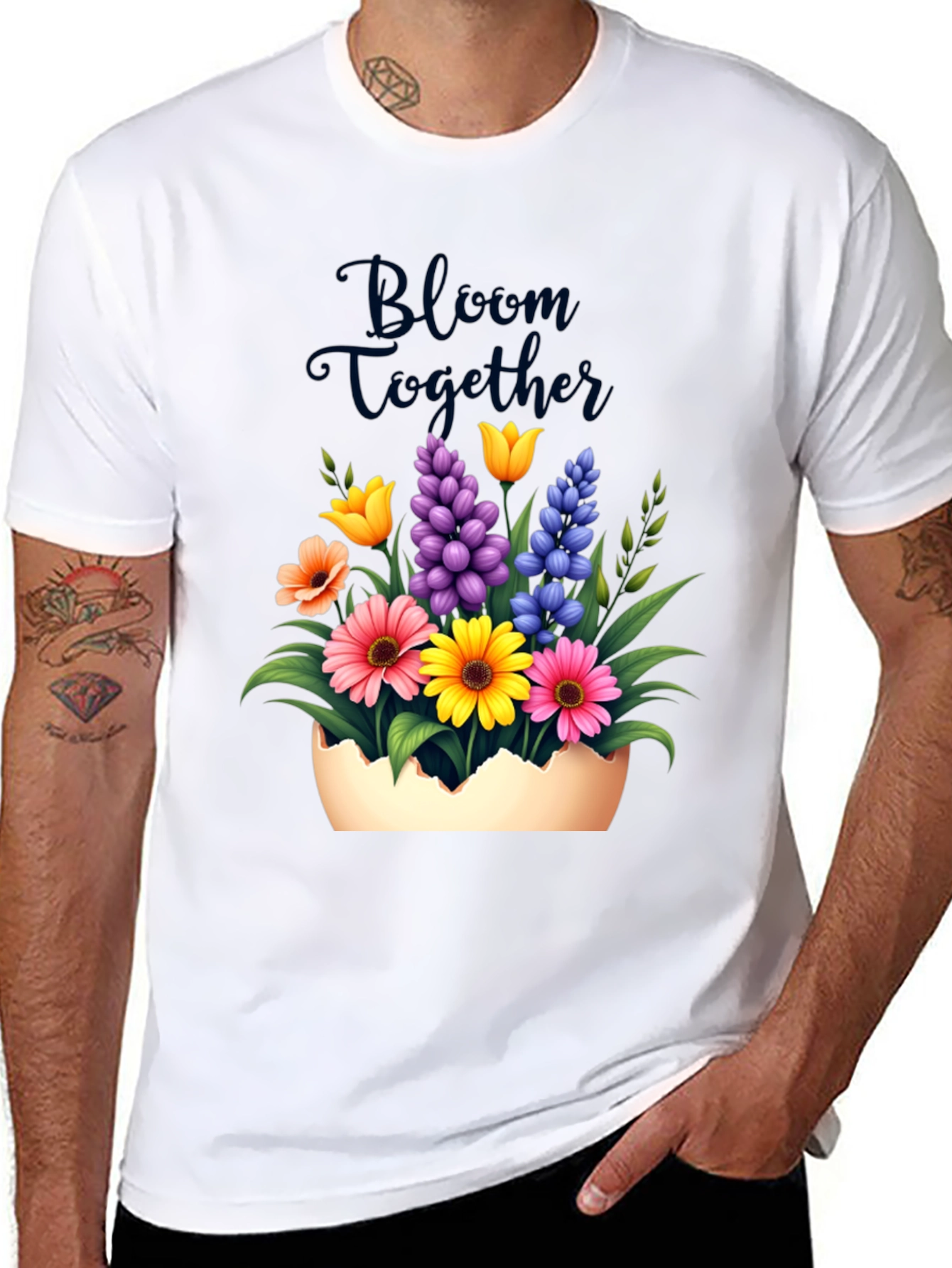 Bloom Together Floral Graphic Tee